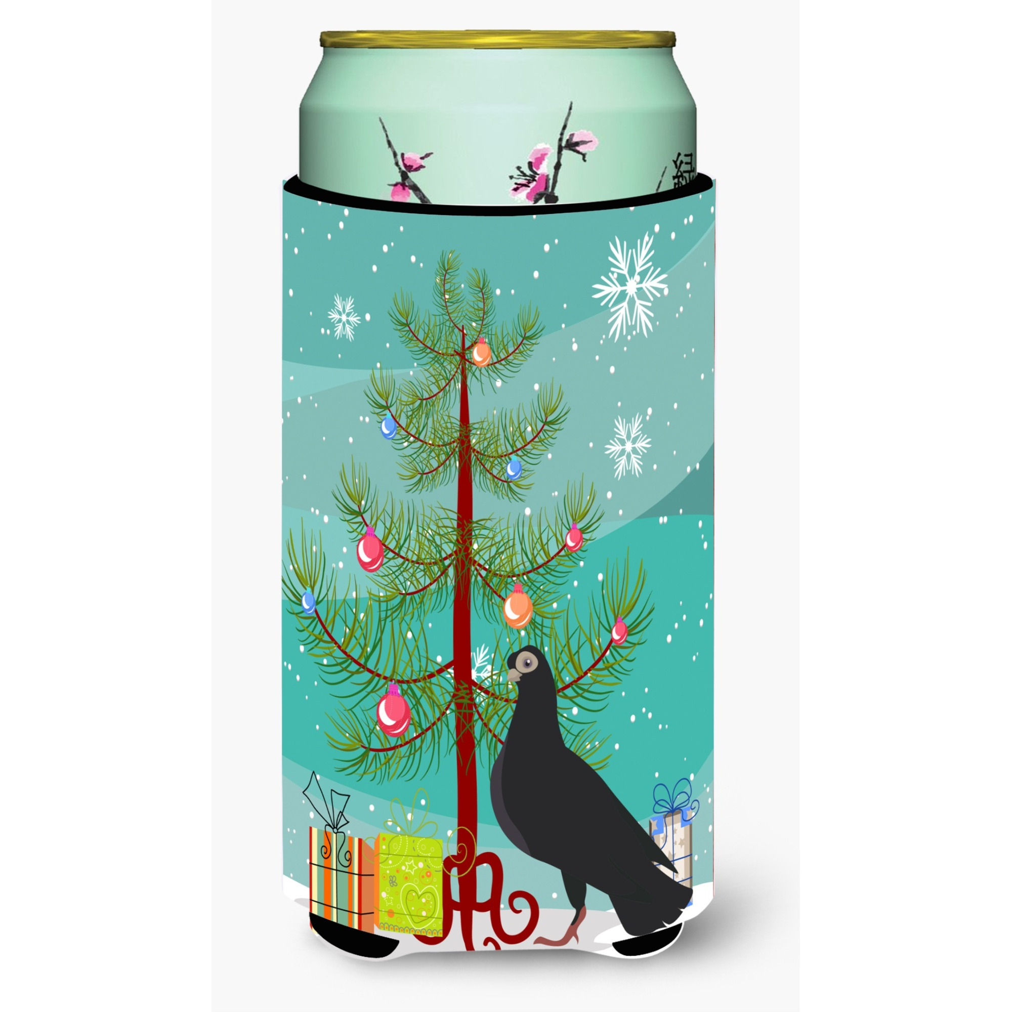&quotCaroline's Treasures Budapest Highflyer Pigeon Christmas Decorative Can Hugger, Tall, Multicolor"