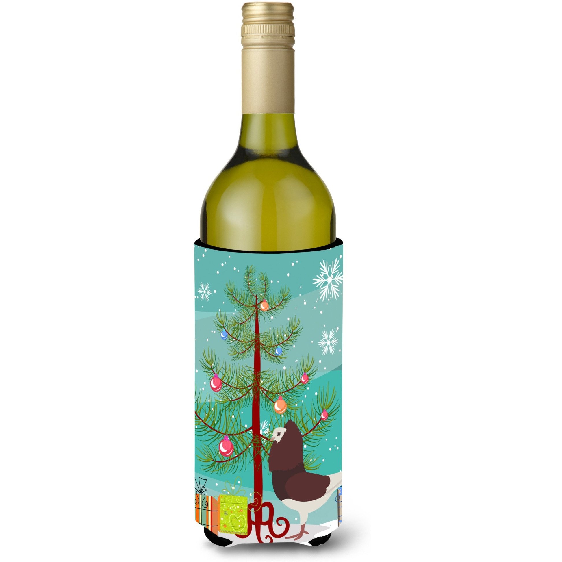 &quotCaroline's Treasures Capuchin Red Pigeon Christmas Decorative Bottle Hugger, 750ml, Multicolor"