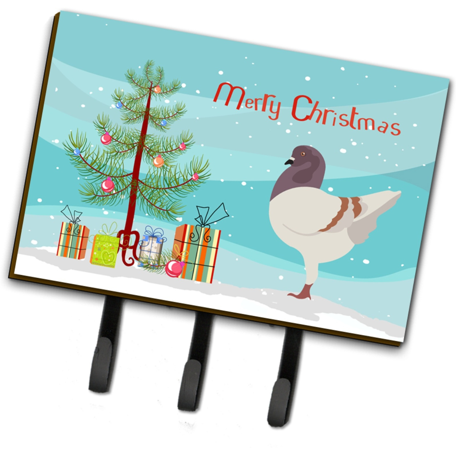 &quotCaroline's Treasures German Modena Pigeon Christmas Wall Hook, Triple"