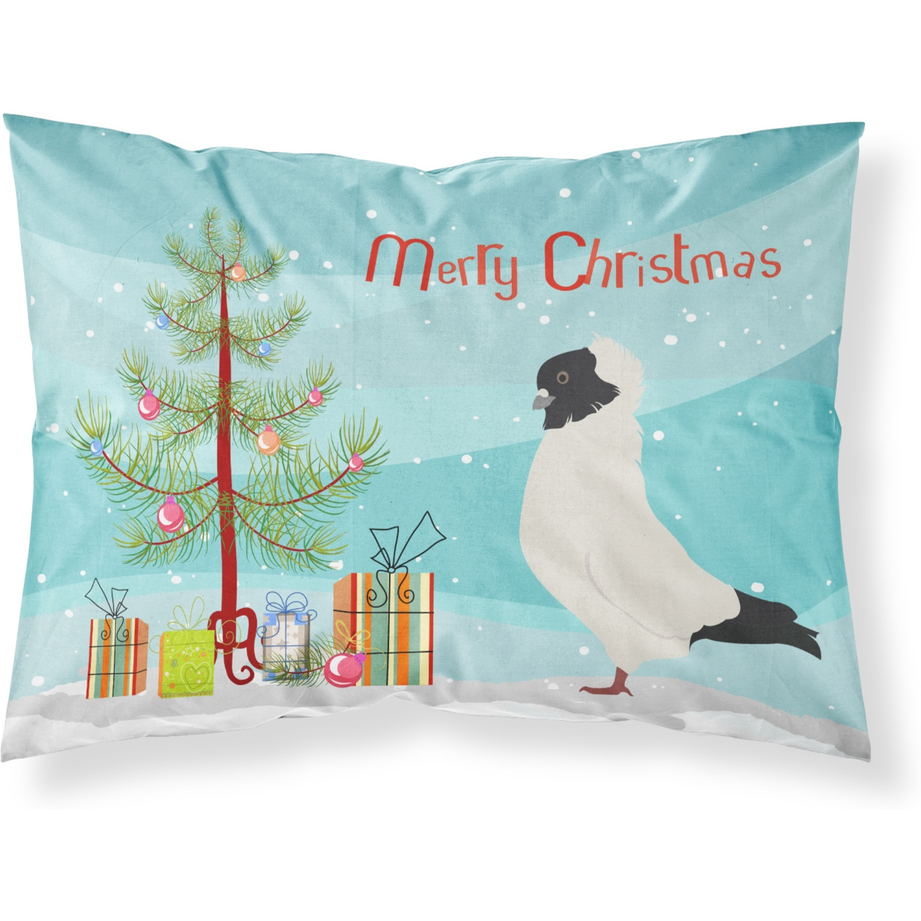 &quotCaroline's Treasures "&quotNun Pigeon Christmas"" Pillowcase, Standard, Multicolor"