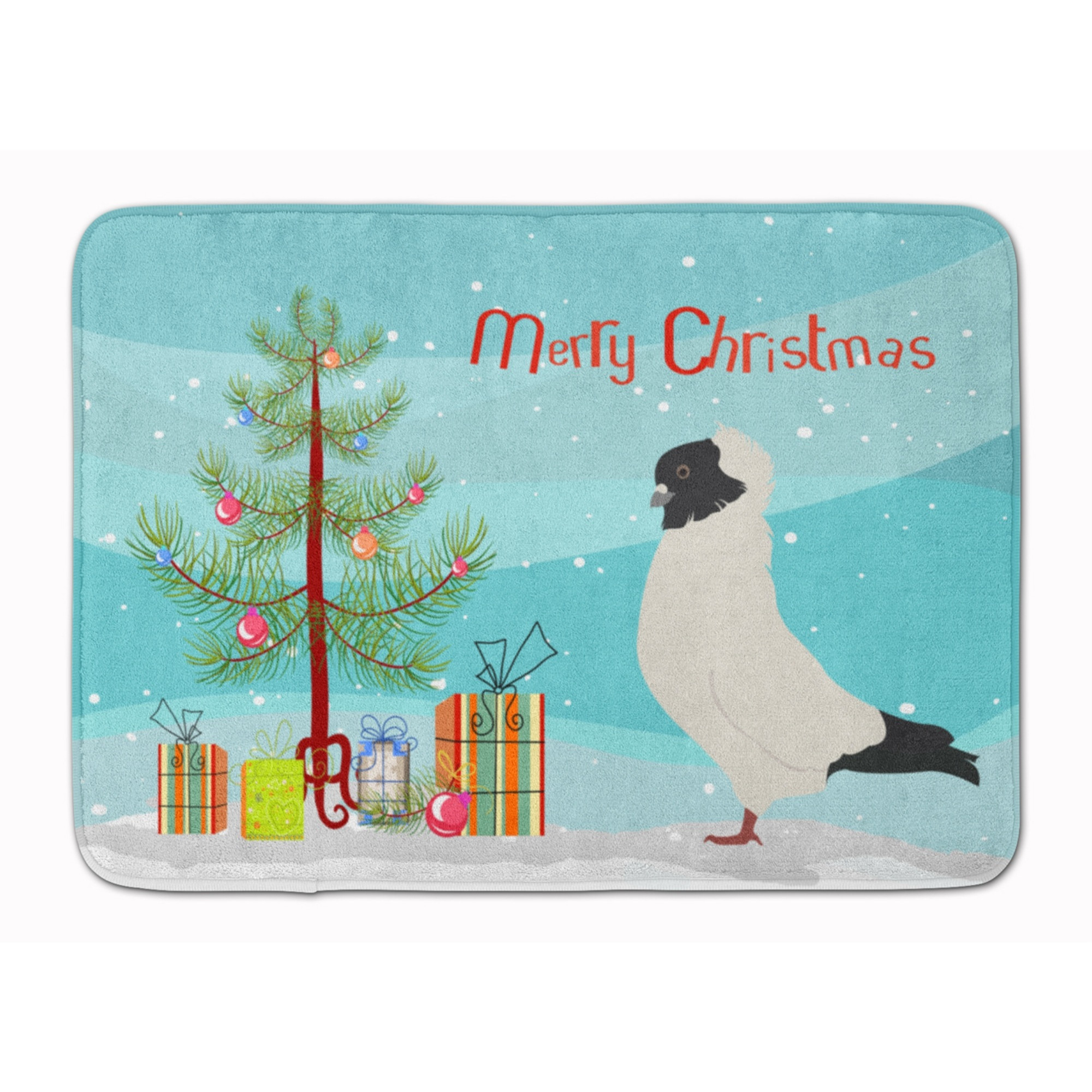 &quotCaroline's Treasures Nun Pigeon Christmas Floor Mat, 19"" x 27"", Multicolor"