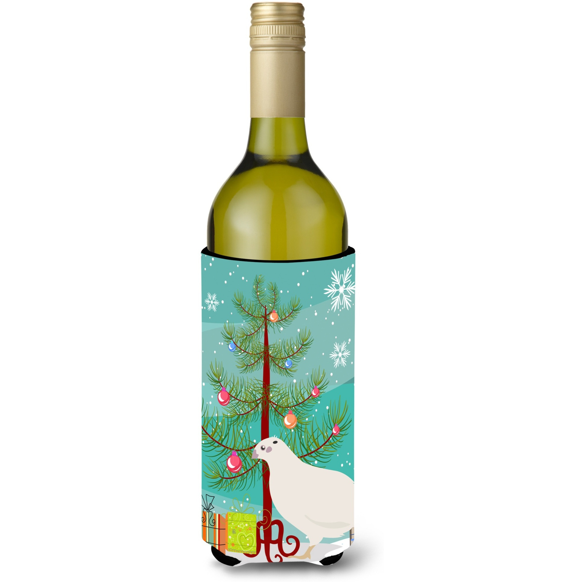 &quotCaroline's Treasures Texas Quail Christmas Decorative Bottle Hugger, 750ml, Multicolor"