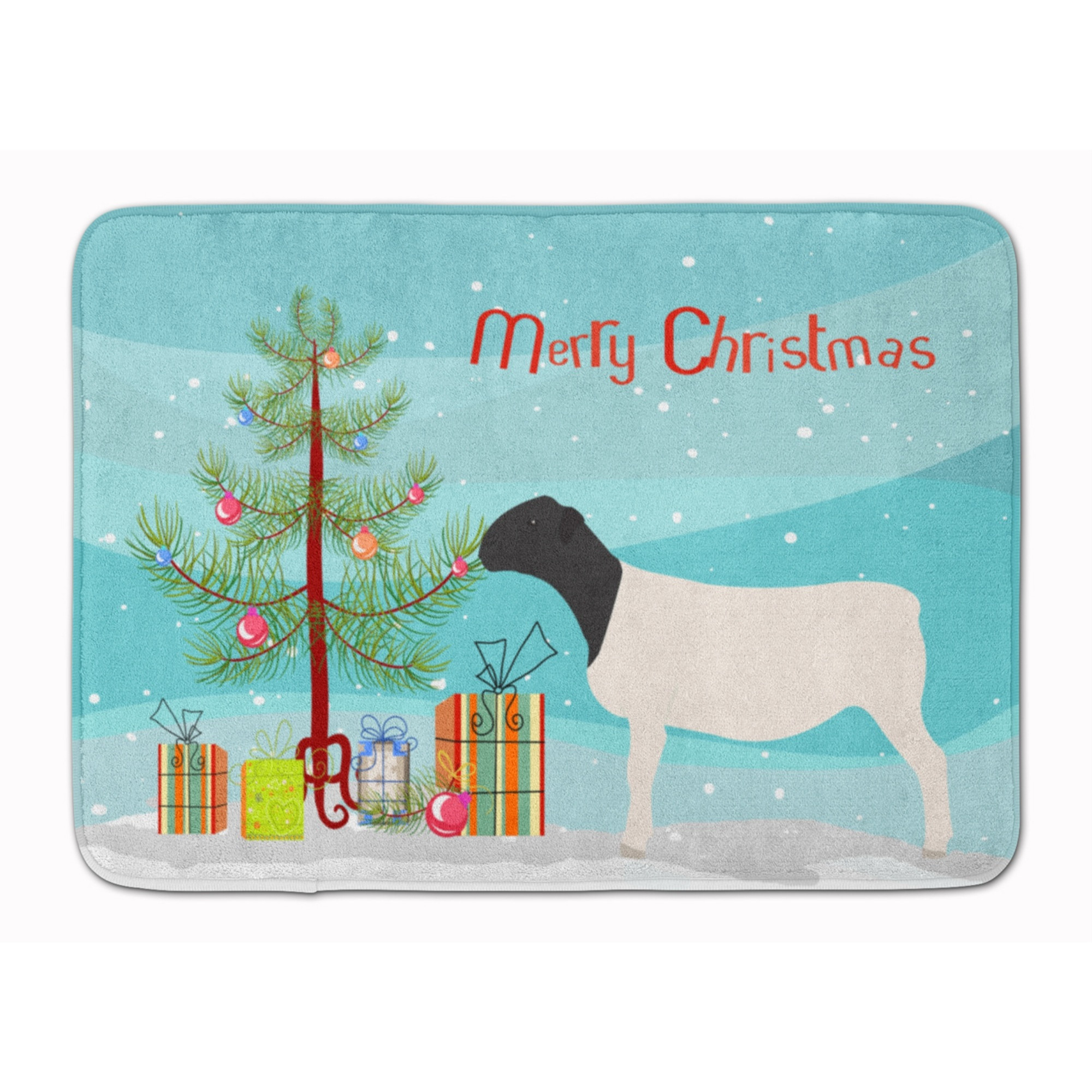 &quotCaroline's Treasures Dorper Sheep Christmas Floor Mat, 19"" x 27"", Multicolor"