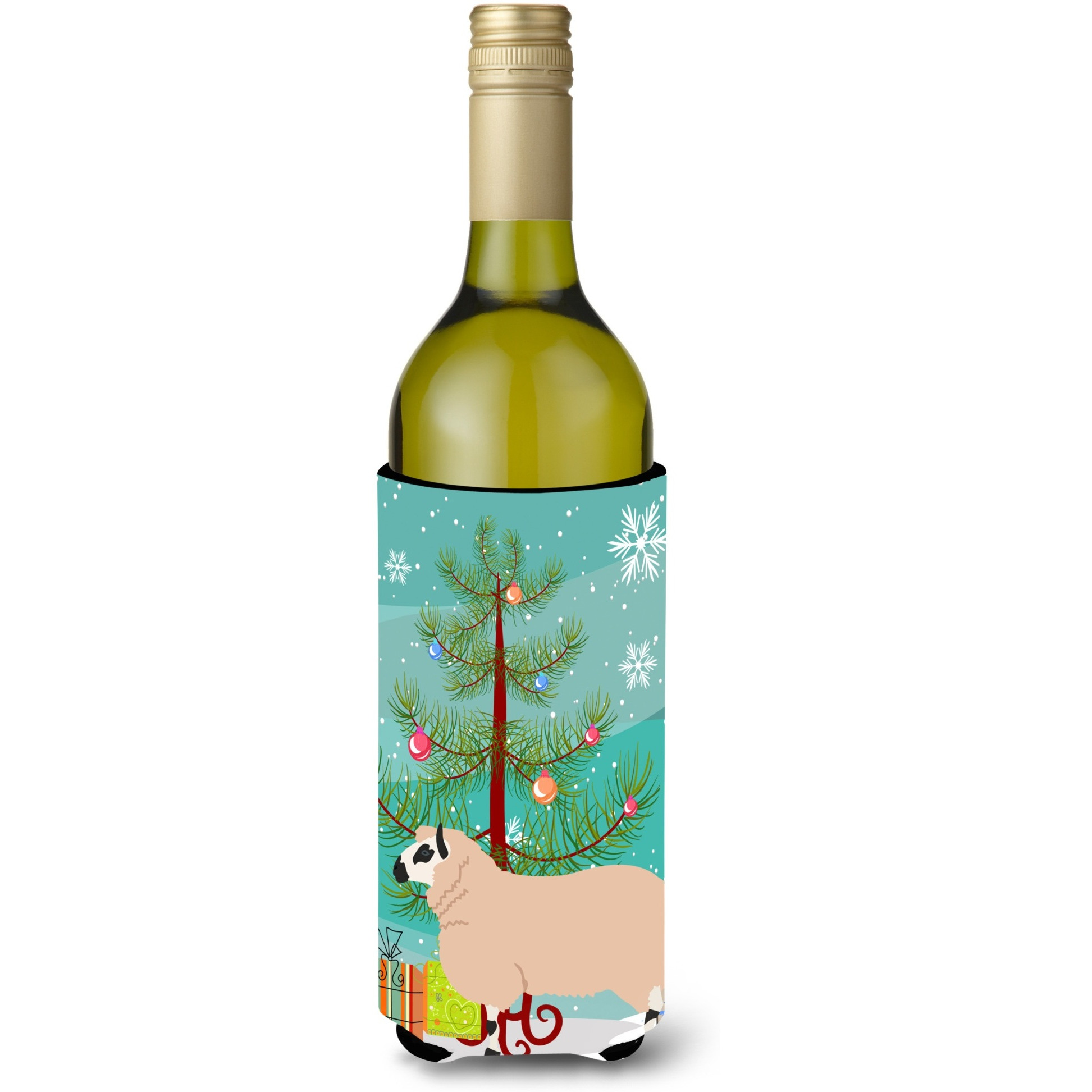 &quotCaroline's Treasures Kerry Hill Sheep Christmas Decorative Bottle Hugger, 750ml, Multicolor"