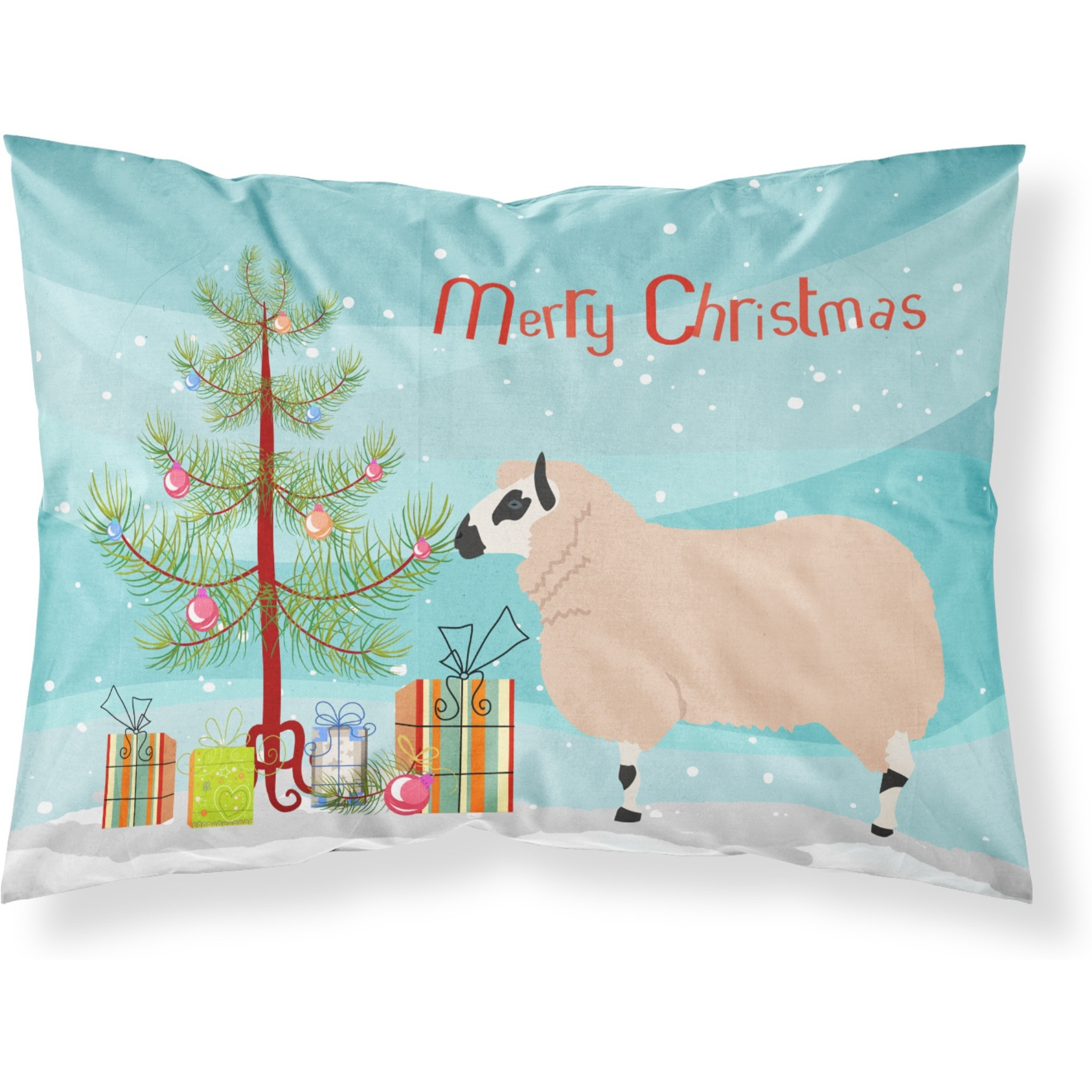 &quotCaroline's Treasures Kerry Hill Sheep Christmas Pillowcase, Standard, Multicolor"