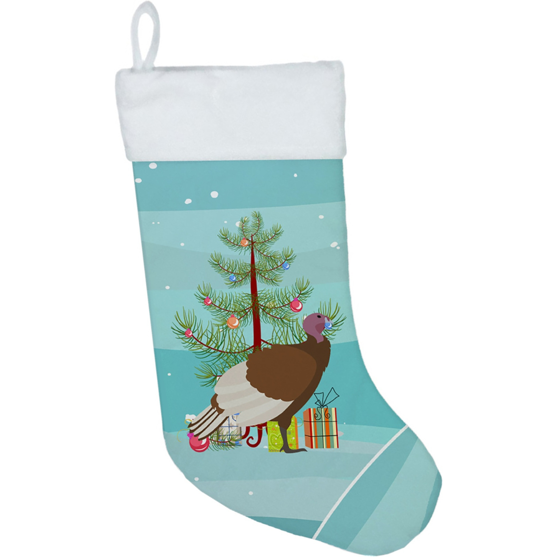 &quotCaroline's Treasures Bourbon Red Turkey Hen christmas-stockings, Multicolor"