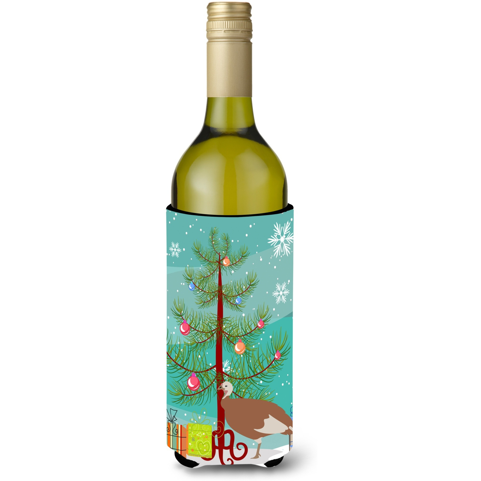 &quotCaroline's Treasures Jersey Buff Turkey Hen Christmas Decorative Bottle Hugger, 750ml, Multicolor"