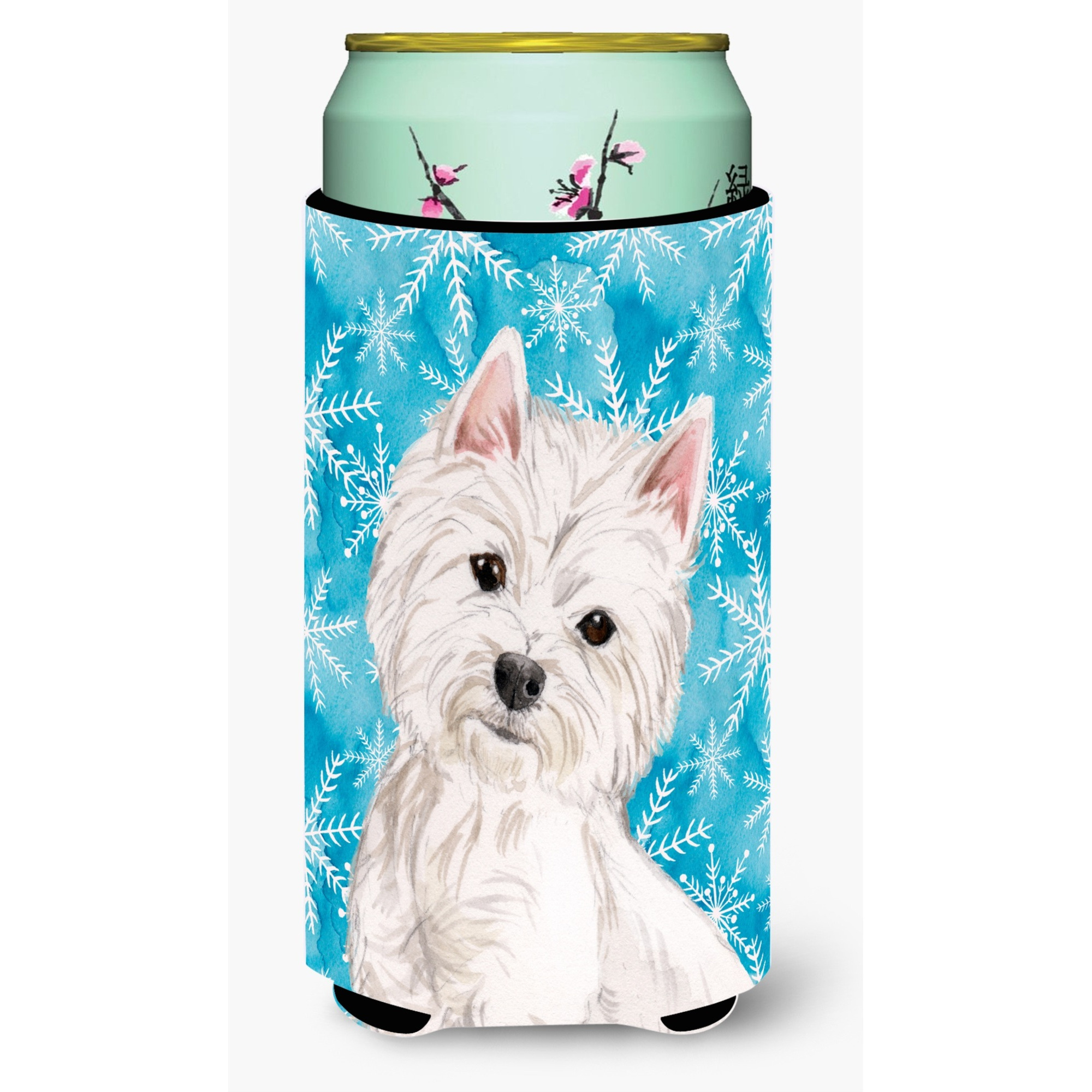 &quotCaroline's Treasures Westie Winter Decorative Can Hugger, Tall, Multicolor"