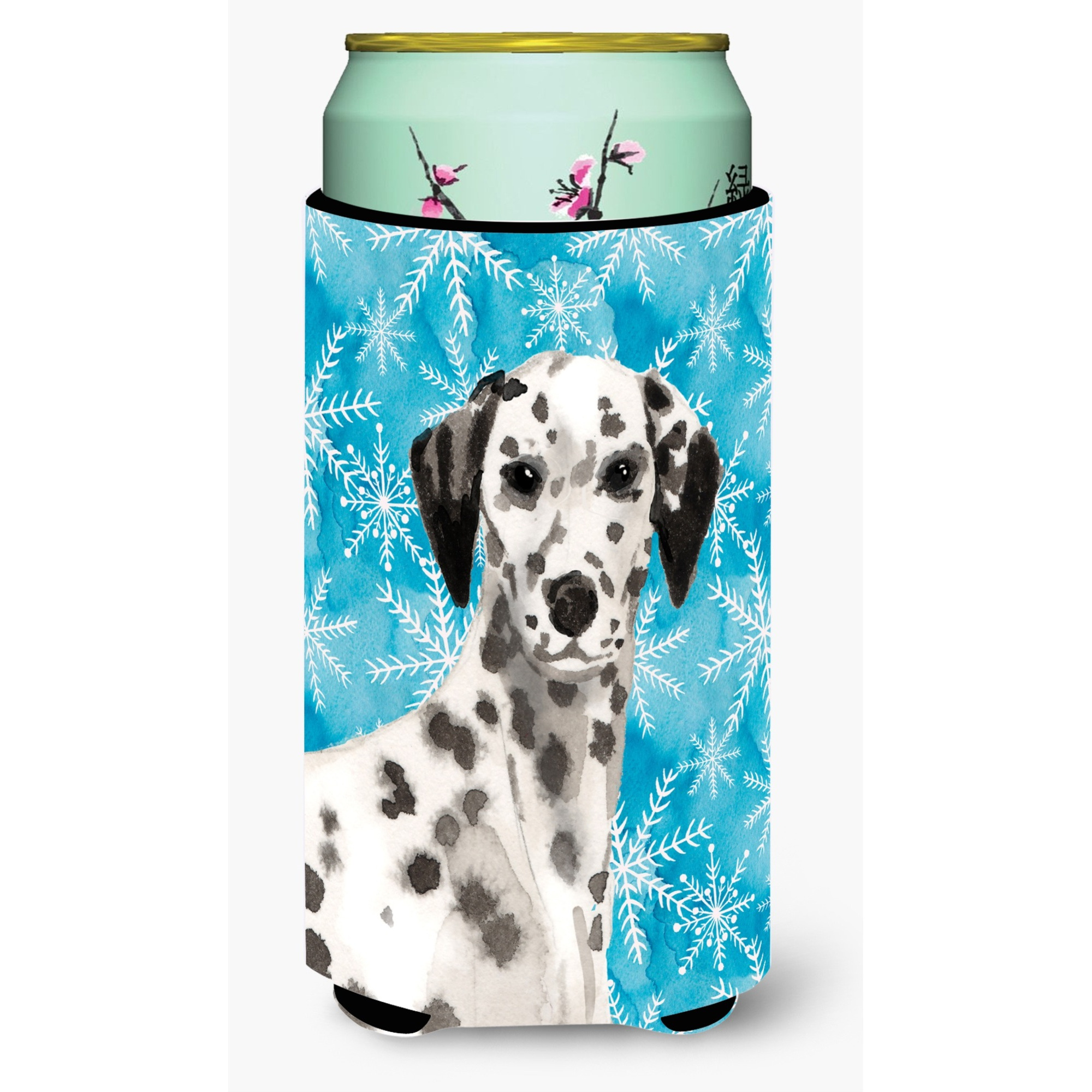 &quotCaroline's Treasures Dalmatian Winter Decorative Can Hugger, Tall, Multicolor"