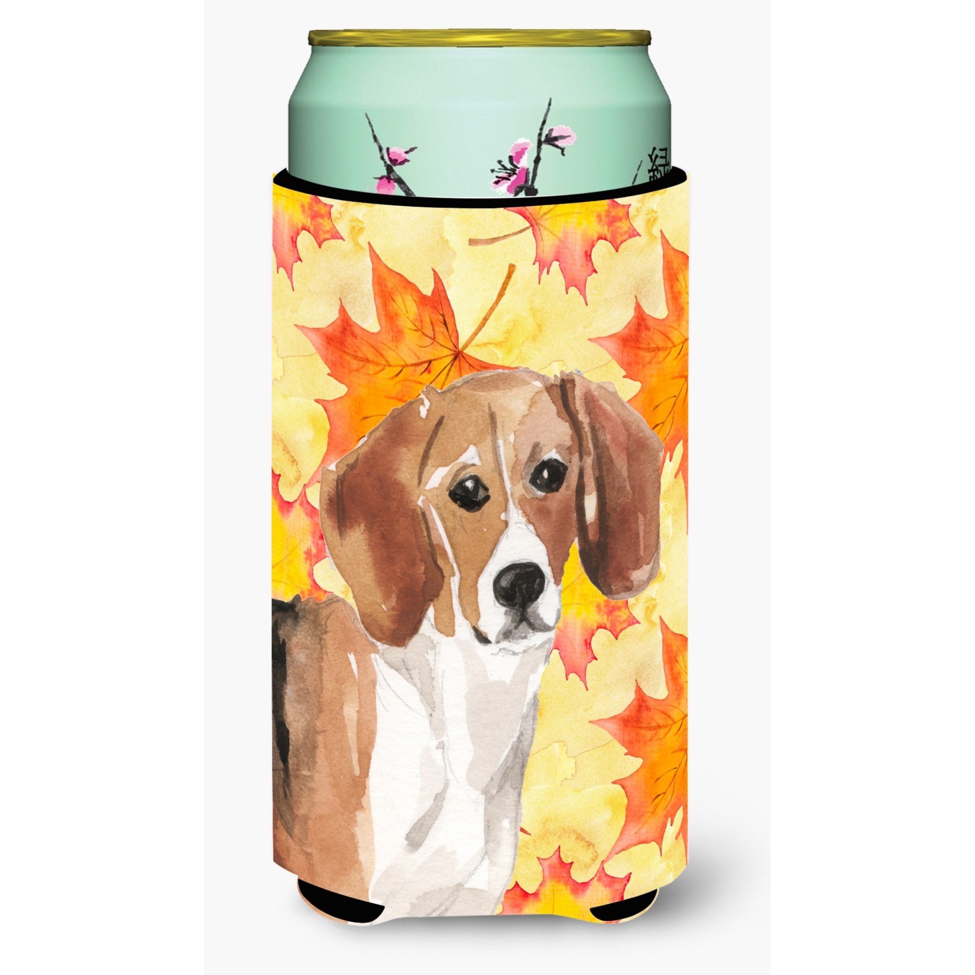 &quotCaroline's Treasures Beagle Fall Decorative Can Hugger, Tall, Multicolor"