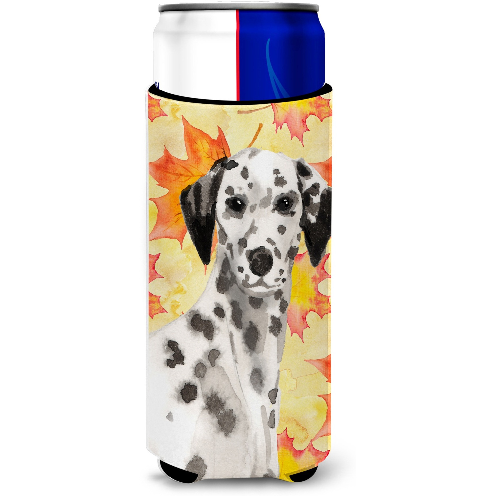 &quotCaroline's Treasures Dalmatian Fall Decorative Can Hugger, Slim, Multicolor"