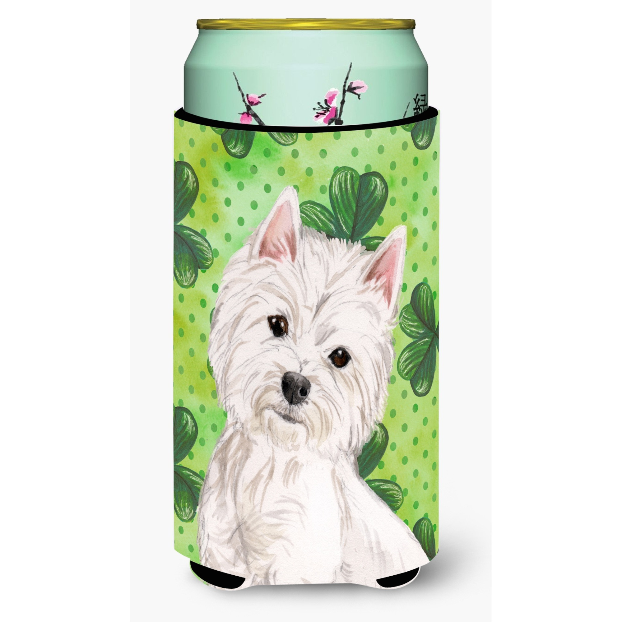 &quotCaroline's Treasures Westie St. Patrick's Decorative Can Hugger, Tall, Multicolor"