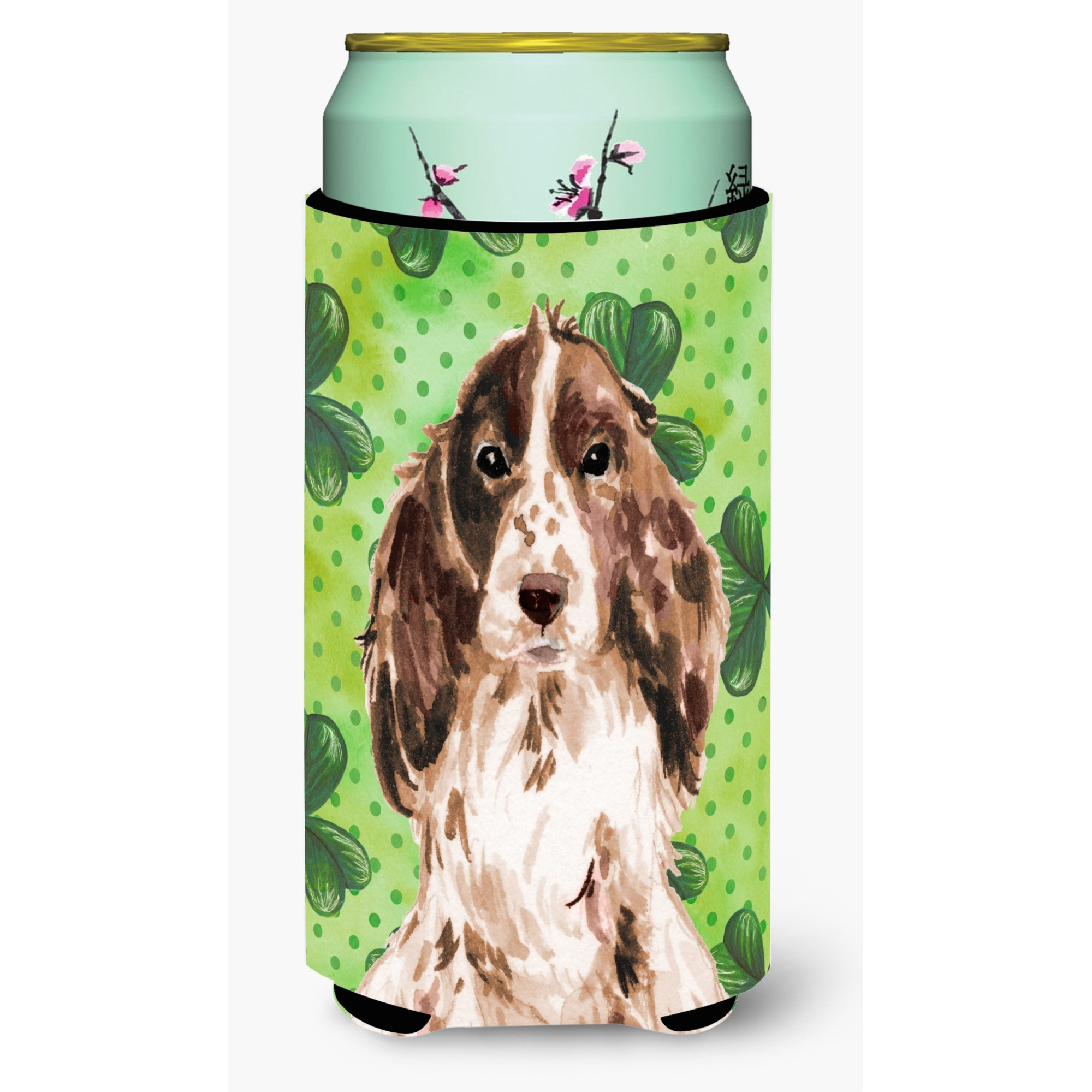 &quotCaroline's Treasures Brown Parti St. Patrick's Decorative Can Hugger, Tall, Multicolor"