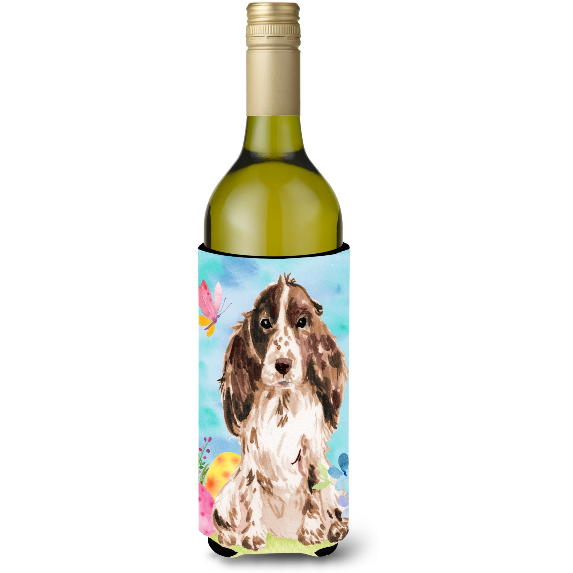 &quotCaroline's Treasures Brown Parti Easter Decorative Bottle Hugger, 750ml, Multicolor"