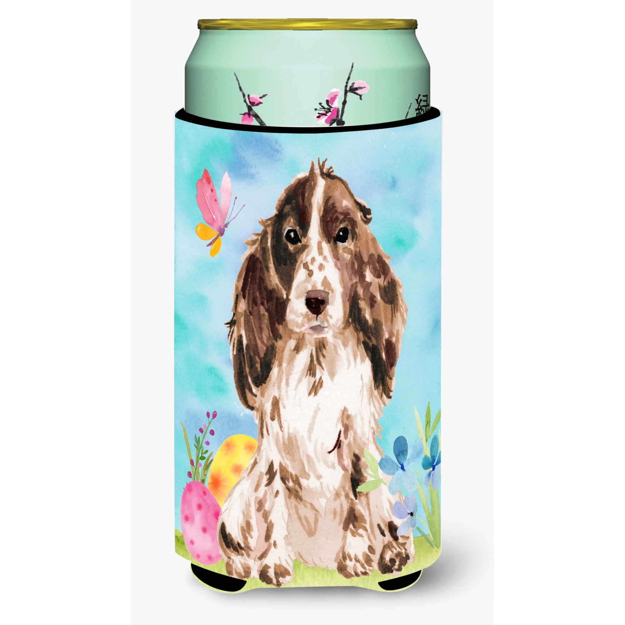 &quotCaroline's Treasures Brown Parti Easter Decorative Can Hugger, Tall, Multicolor"
