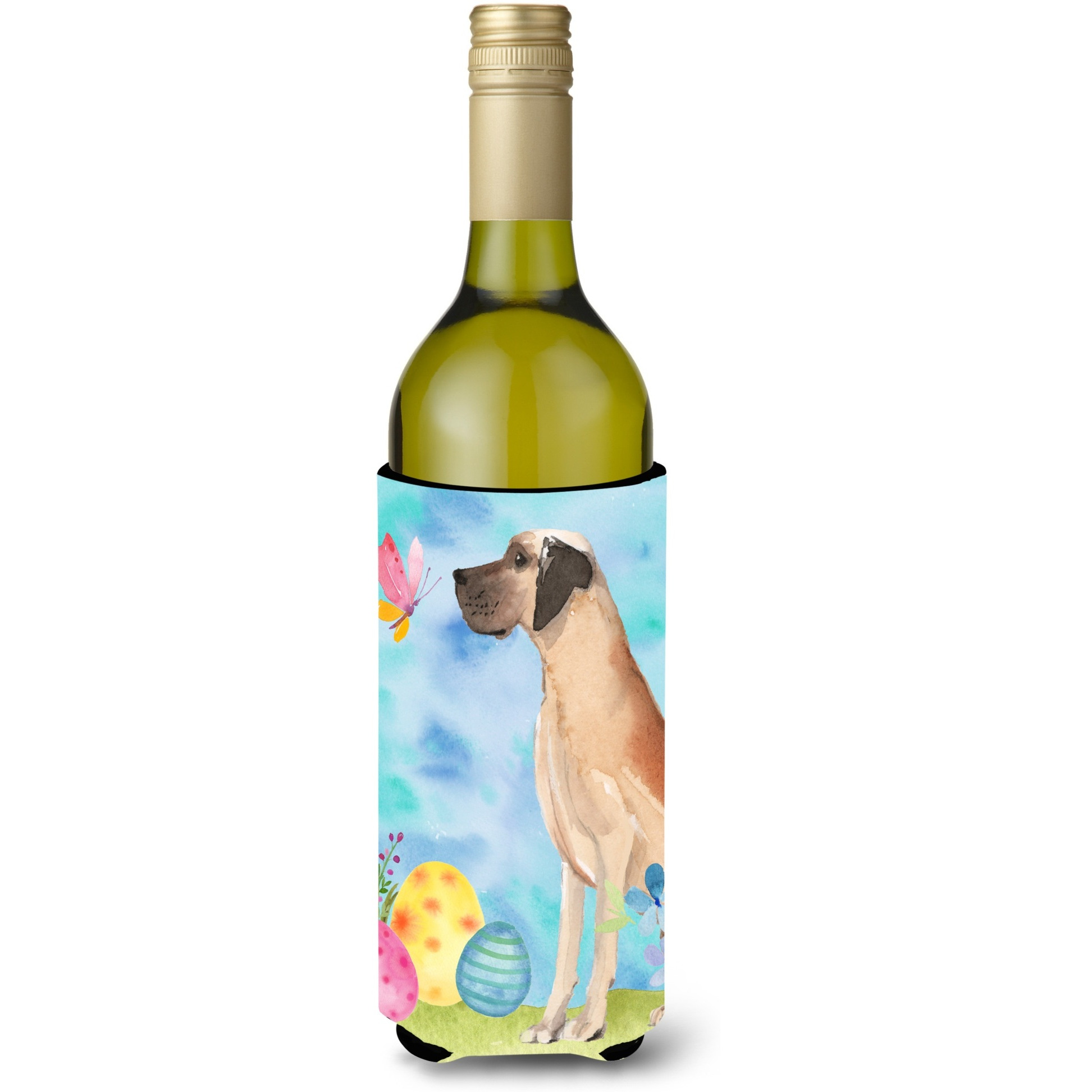 &quotCaroline's Treasures Fawn Natural Dane Easter Decorative Bottle Hugger, 750ml, Multicolor"