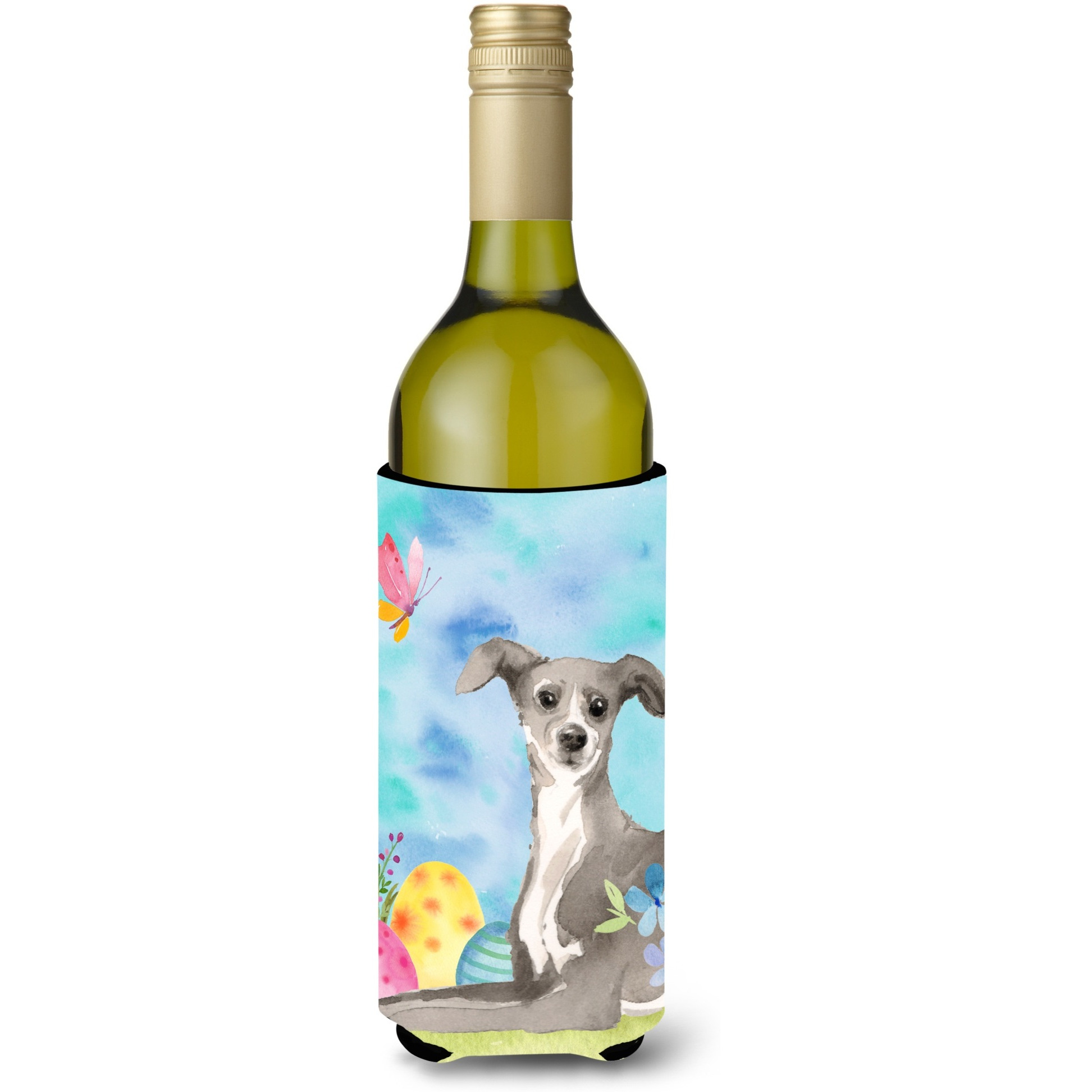 &quotCaroline's Treasures Italian Greyhound Easter Decorative Bottle Hugger, 750ml, Multicolor"