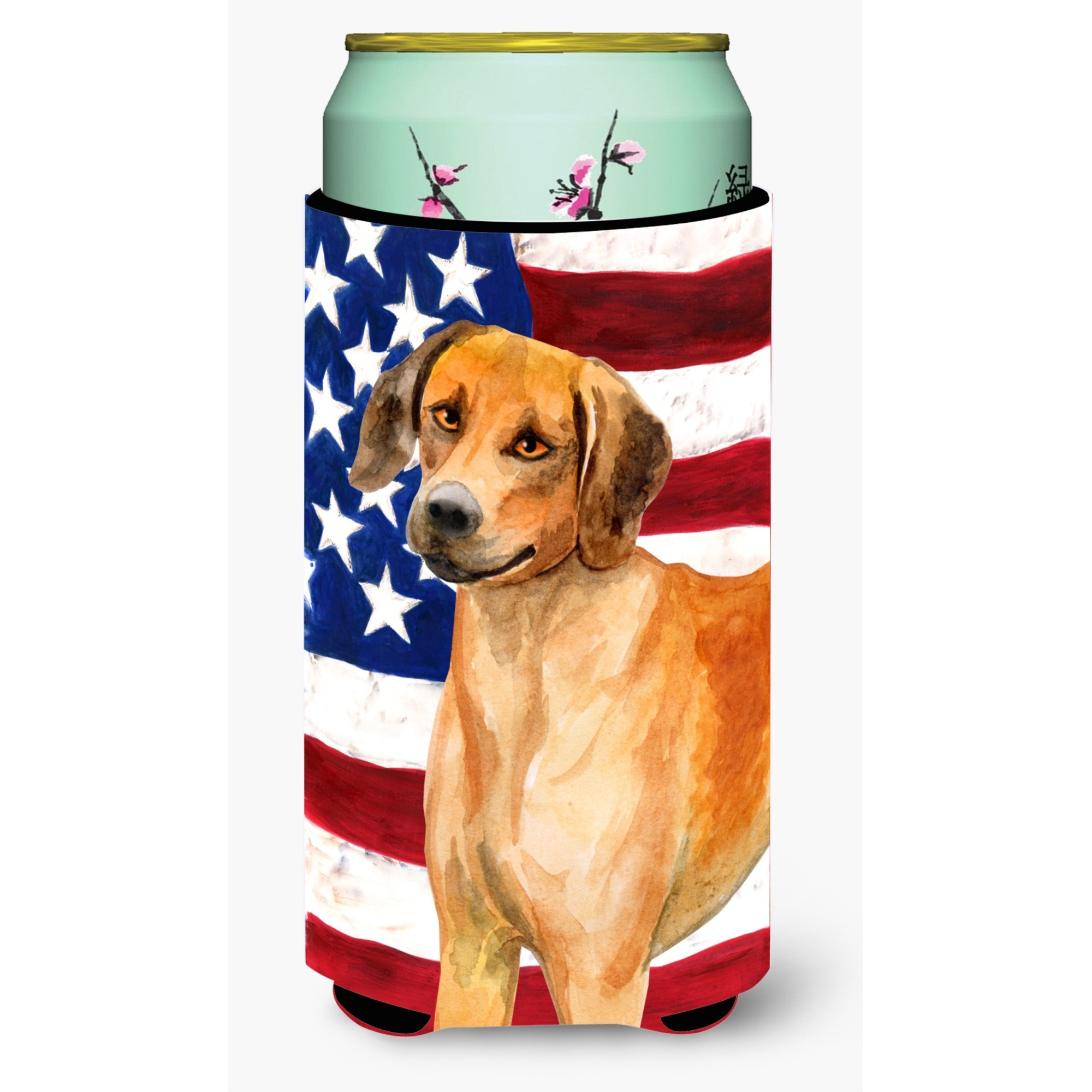 &quotCaroline's Treasures Rhodesian Ridgeback Patriotic Decorative Can Hugger, Tall Boy, Multicolor"