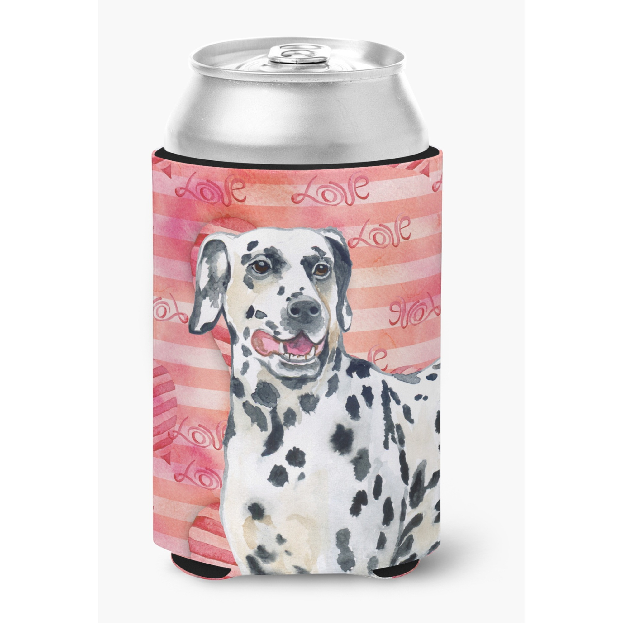 &quotCaroline's Treasures Dalmatian Love Decorative Can Hugger, Multicolor"