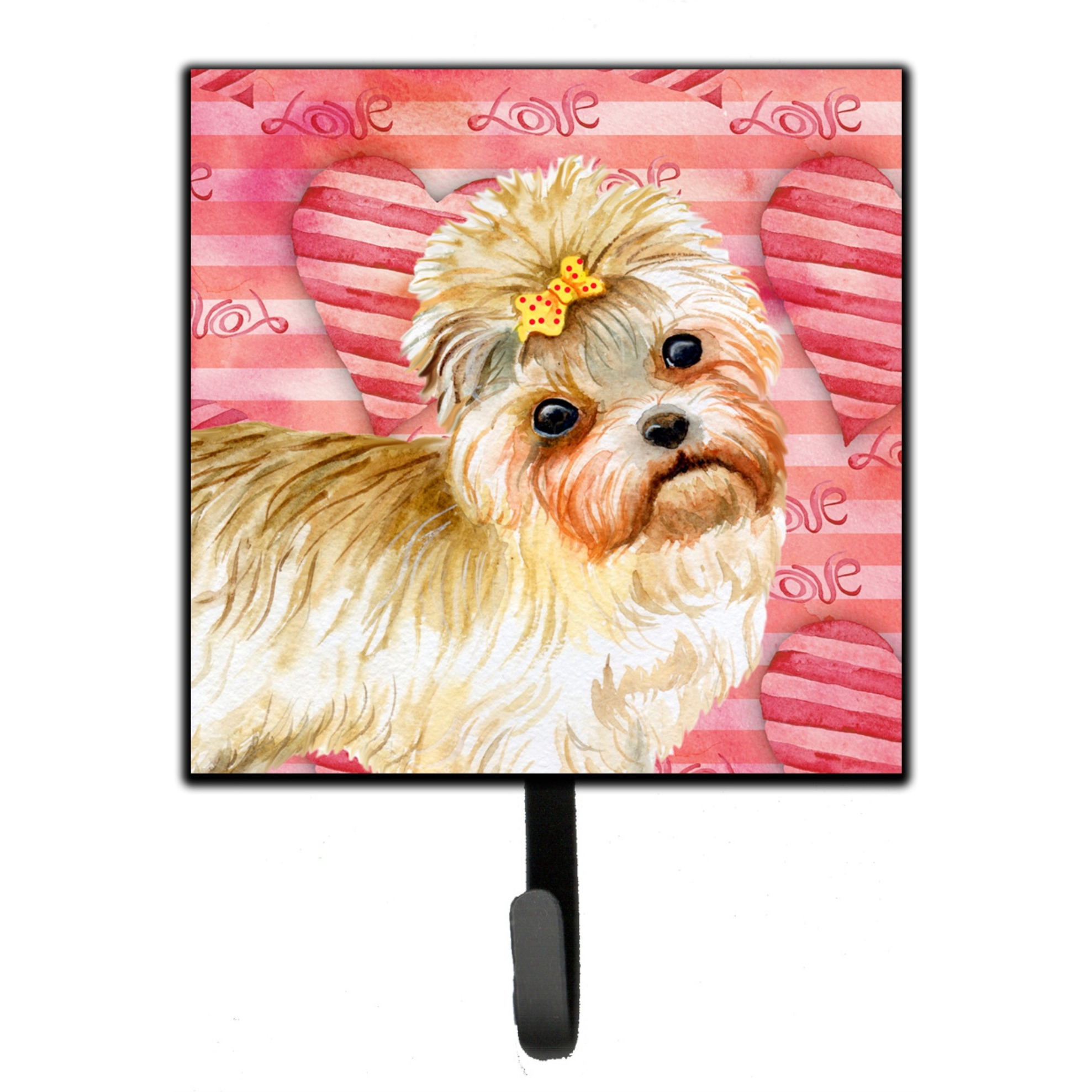 &quotCaroline's Treasures Morkie Love Wall Hook, Small, Multicolor"