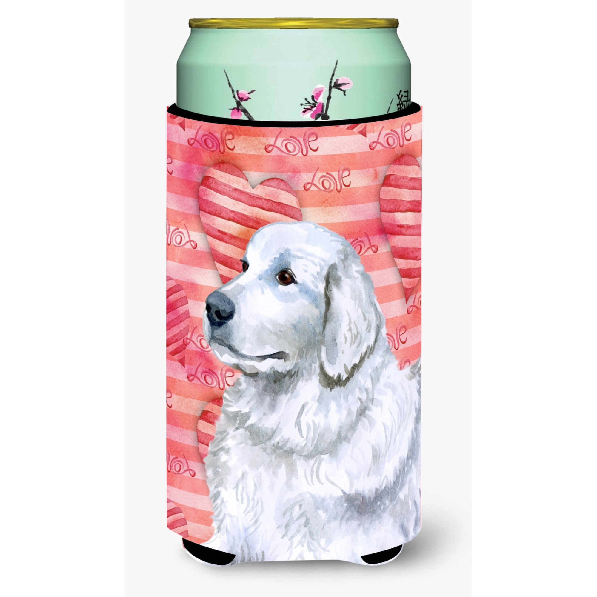 &quotCaroline's Treasures Maremma Sheepdog Love Decorative Can Hugger, Tall Boy, Multicolor"