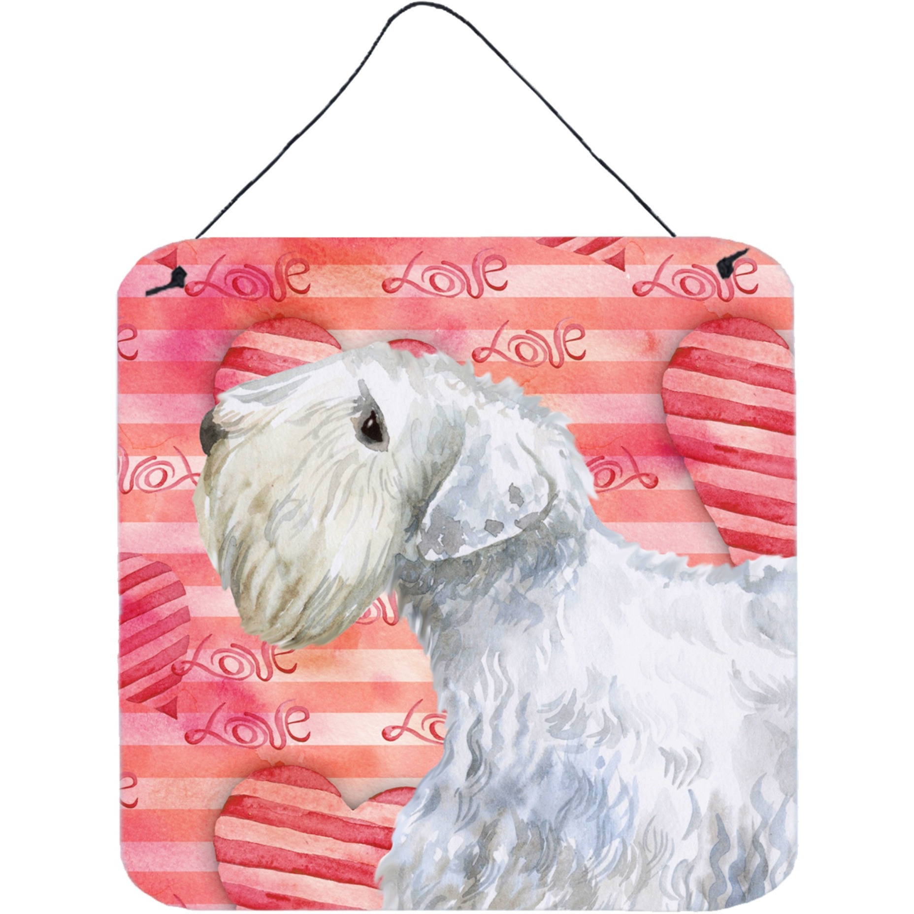 &quotCaroline's Treasures Sealyham Terrier Metal Print, 6h x 6w, Love is a Dog"