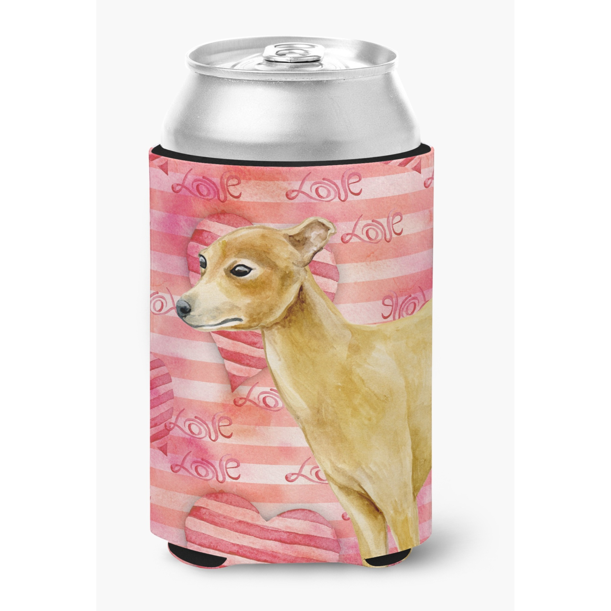 &quotCaroline's Treasures Italian Greyhound Love Decorative Can Hugger, Multicolor"