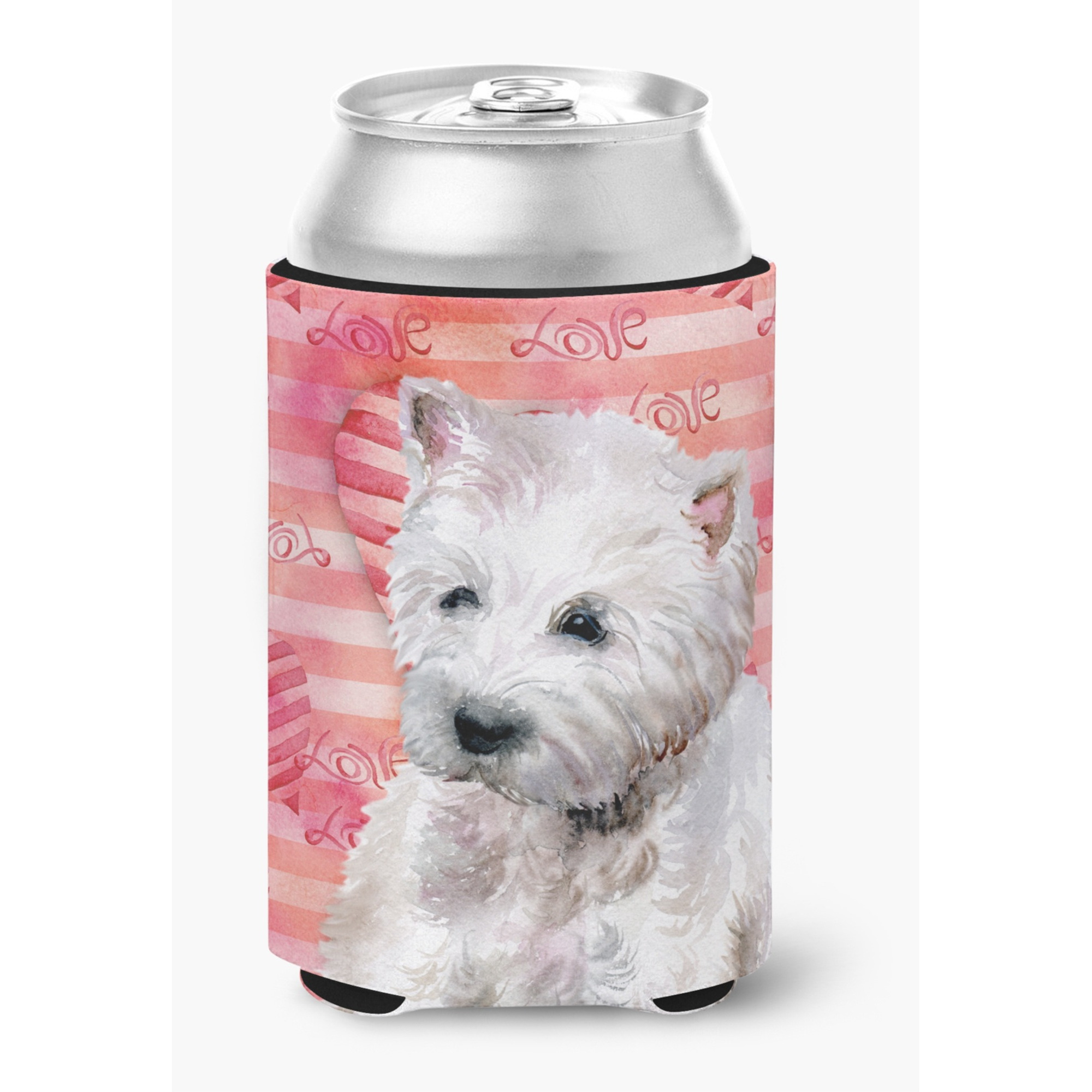 &quotCaroline's Treasures Westie Love Decorative Can Hugger, Multicolor"