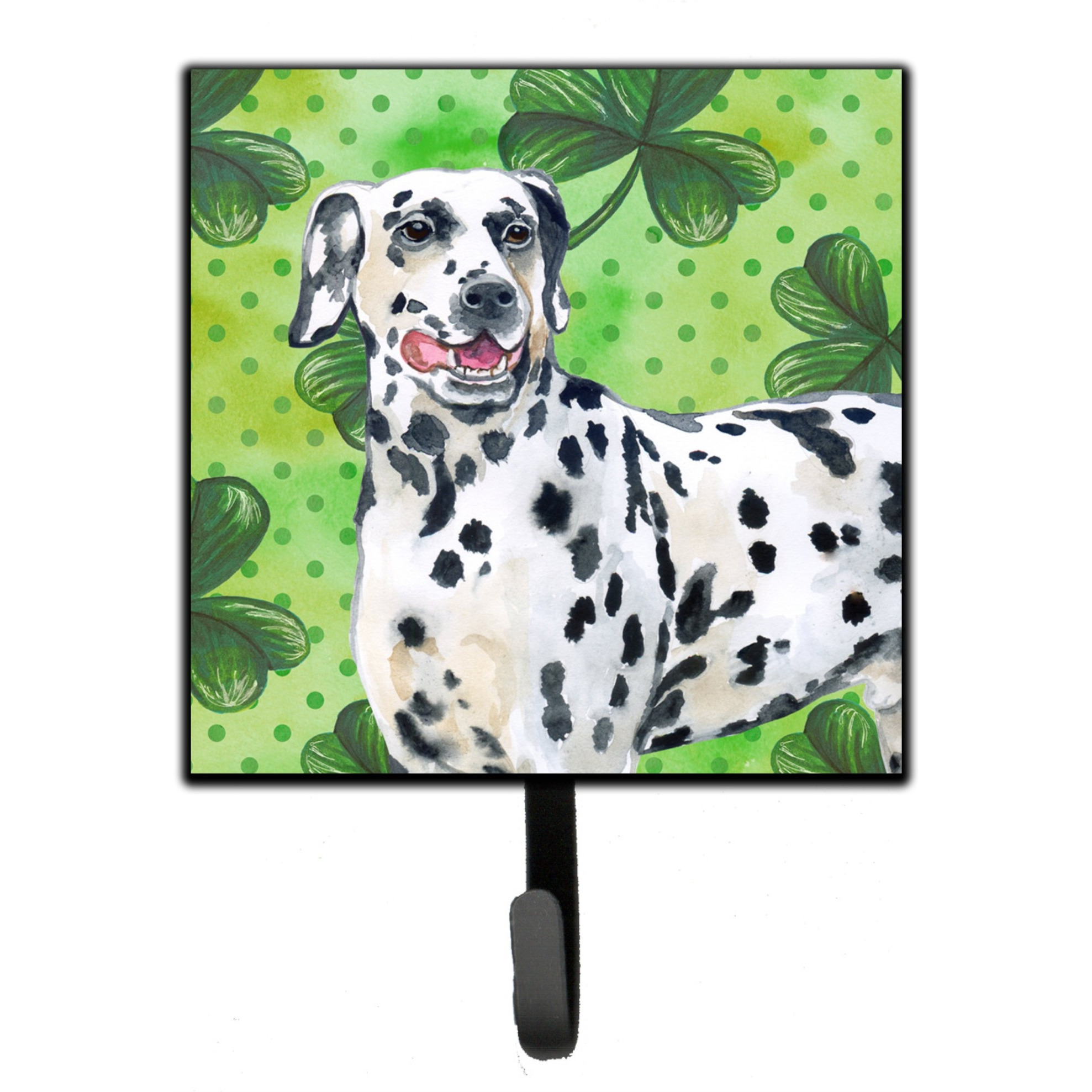&quotCaroline's Treasures Dalmatian St Patrick's Wall Hook, Small, Multicolor"