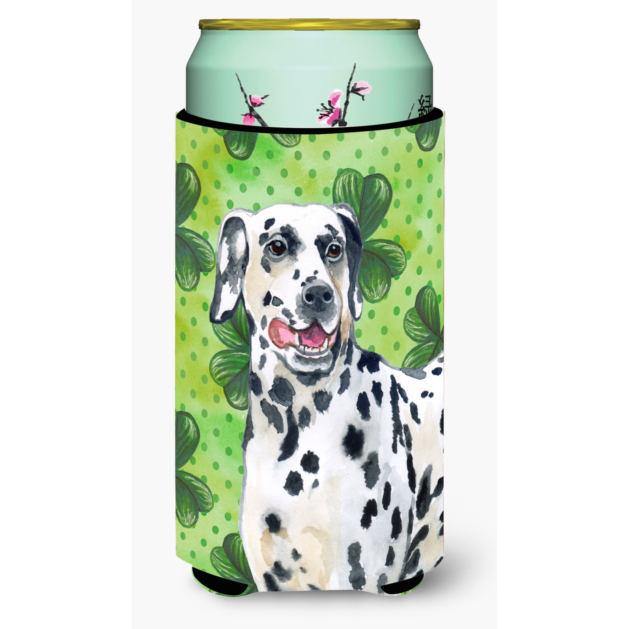 &quotCaroline's Treasures Dalmatian St Patrick's Decorative Can Hugger, Tall Boy, Multicolor"