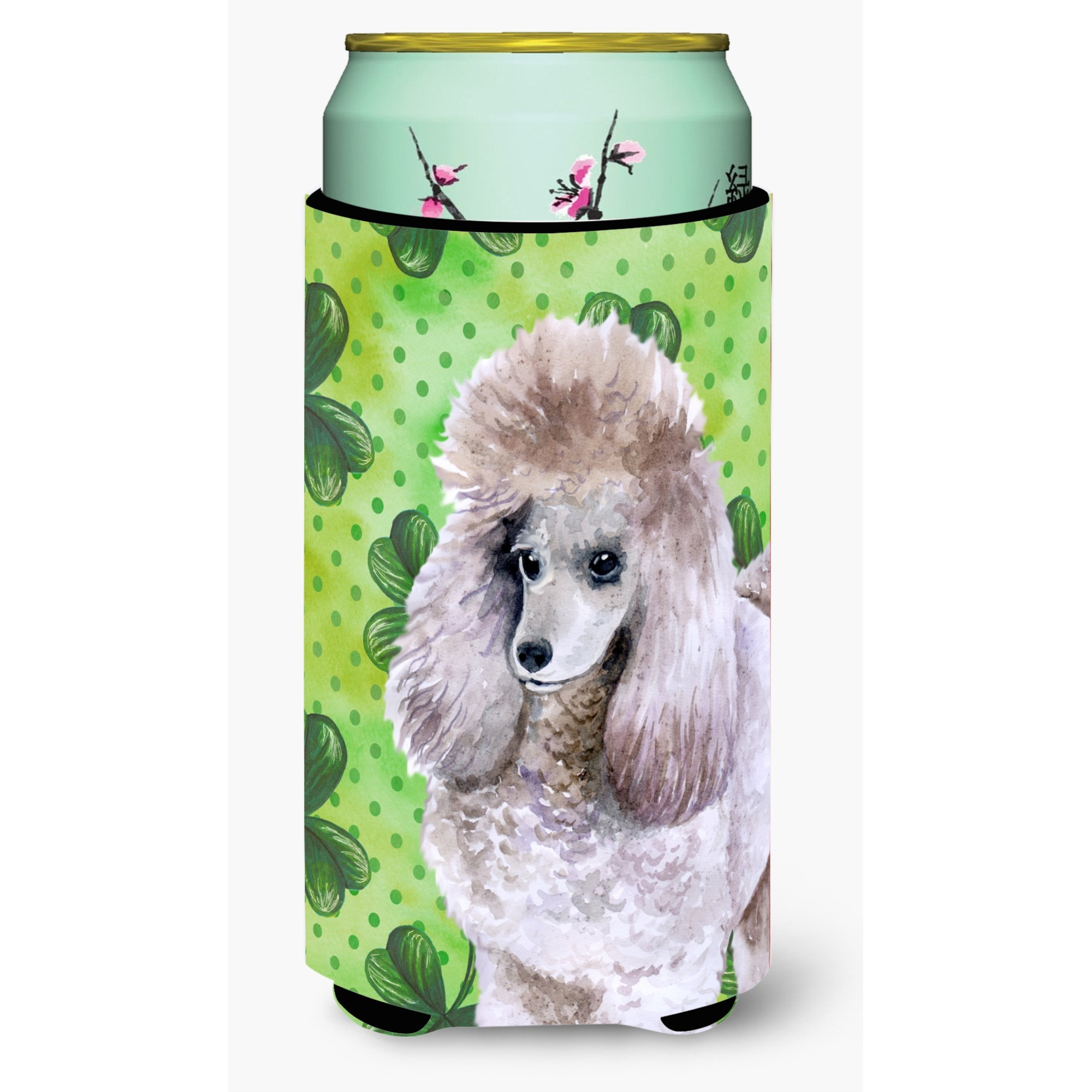 &quotCaroline's Treasures Poodle St Patrick's Decorative Can Hugger, Tall Boy, Multicolor"