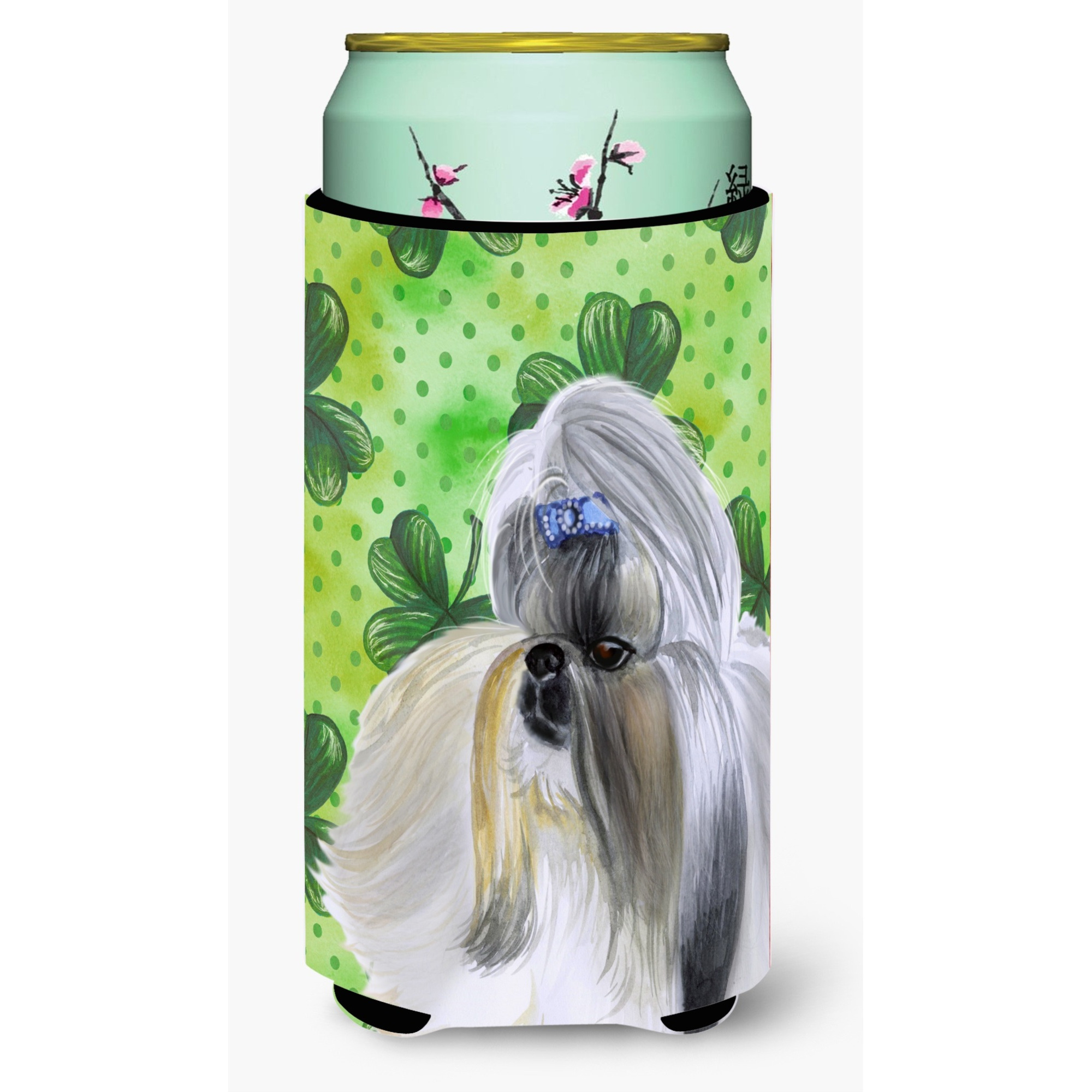 &quotCaroline's Treasures Shih Tzu St Patrick's Decorative Can Hugger, Tall Boy, Multicolor"
