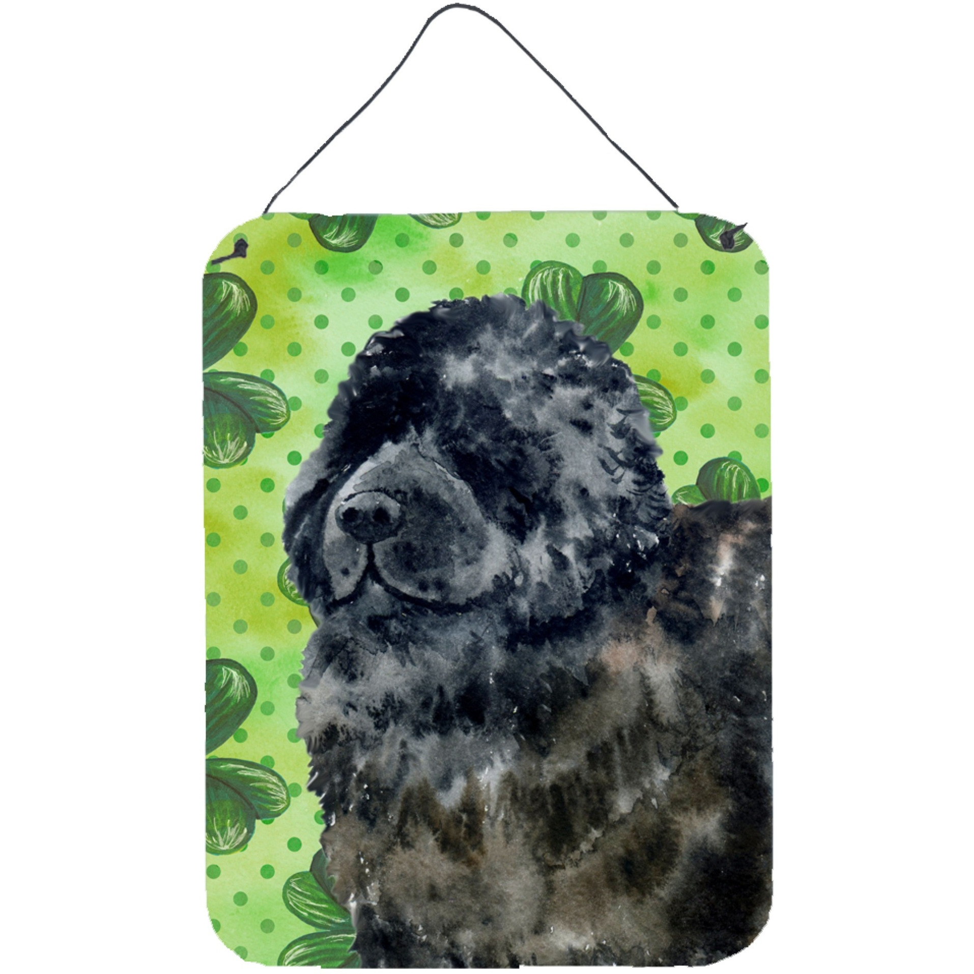&quotCaroline's Treasures Newfoundland St Patrick's Metal Print, 16"" x 12"", Multicolor"
