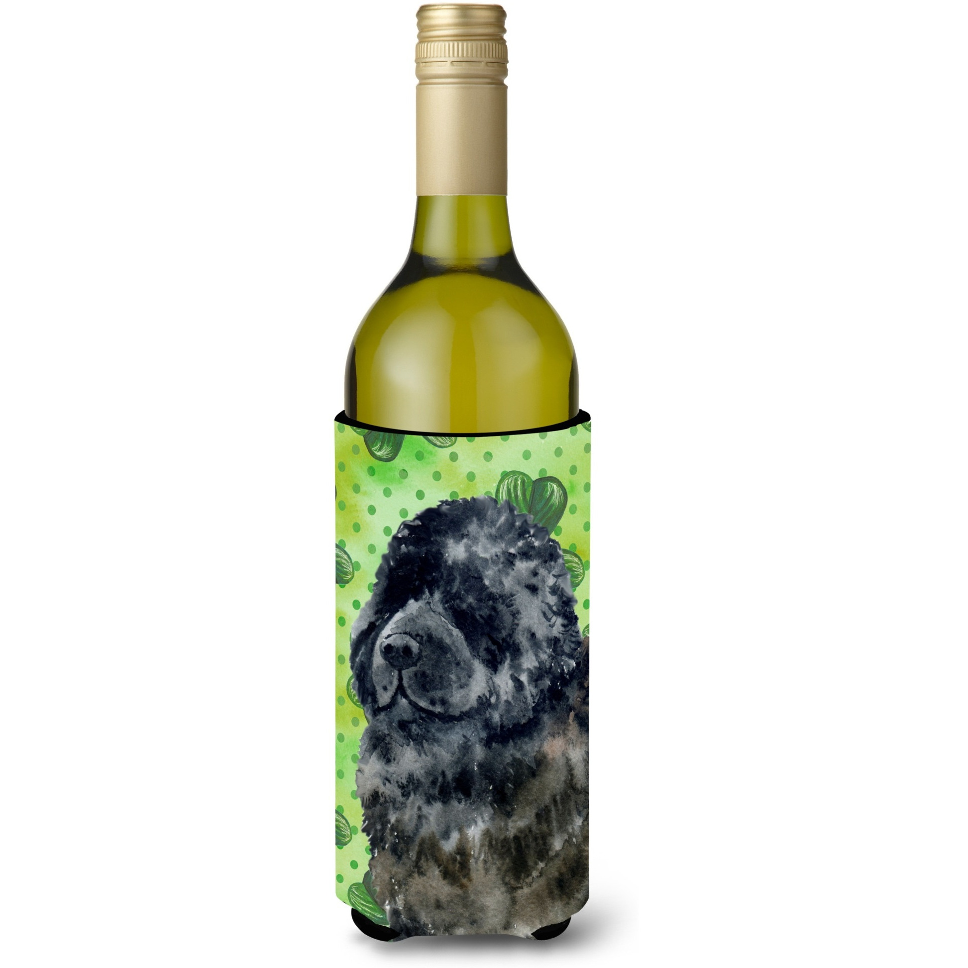 &quotCaroline's Treasures Newfoundland St Patrick's Decorative Bottle Hugger, 750ml, Multicolor"