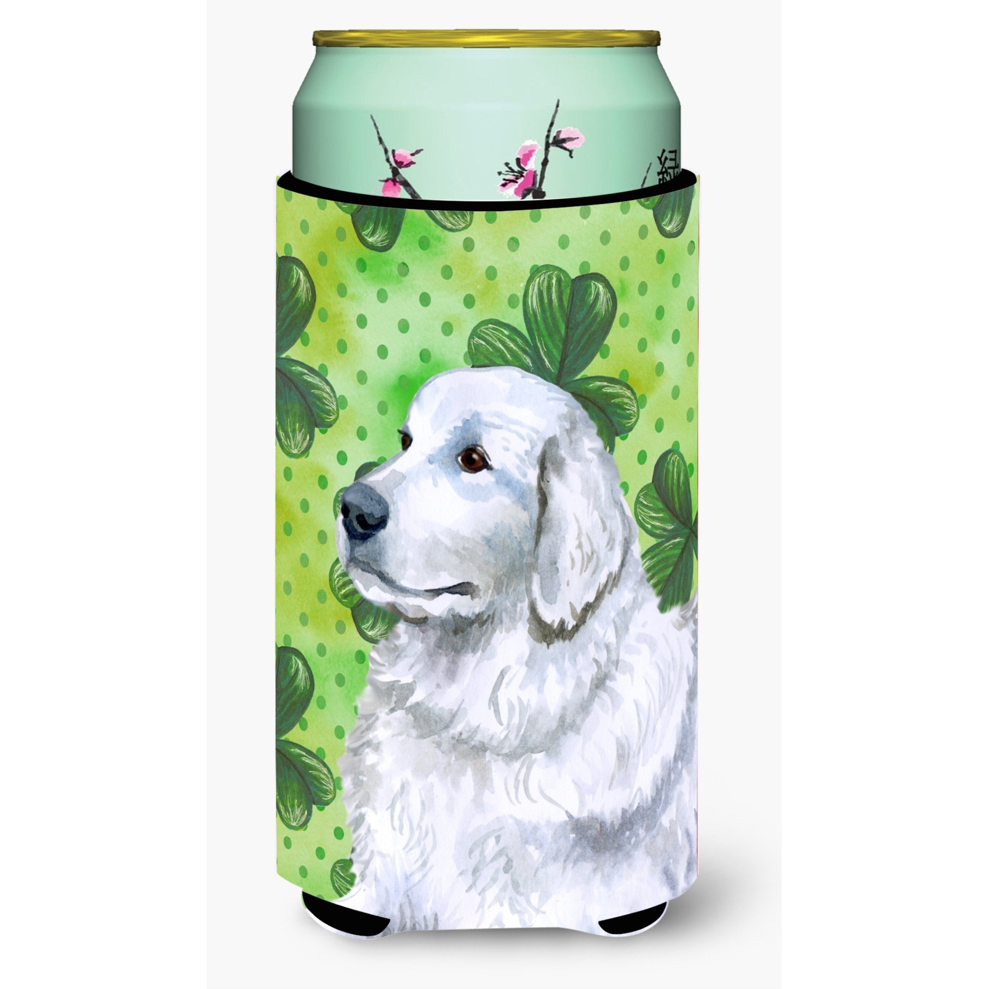 &quotCaroline's Treasures Maremma Sheepdog St Patrick's Decorative Can Hugger, Tall Boy, Multicolor"