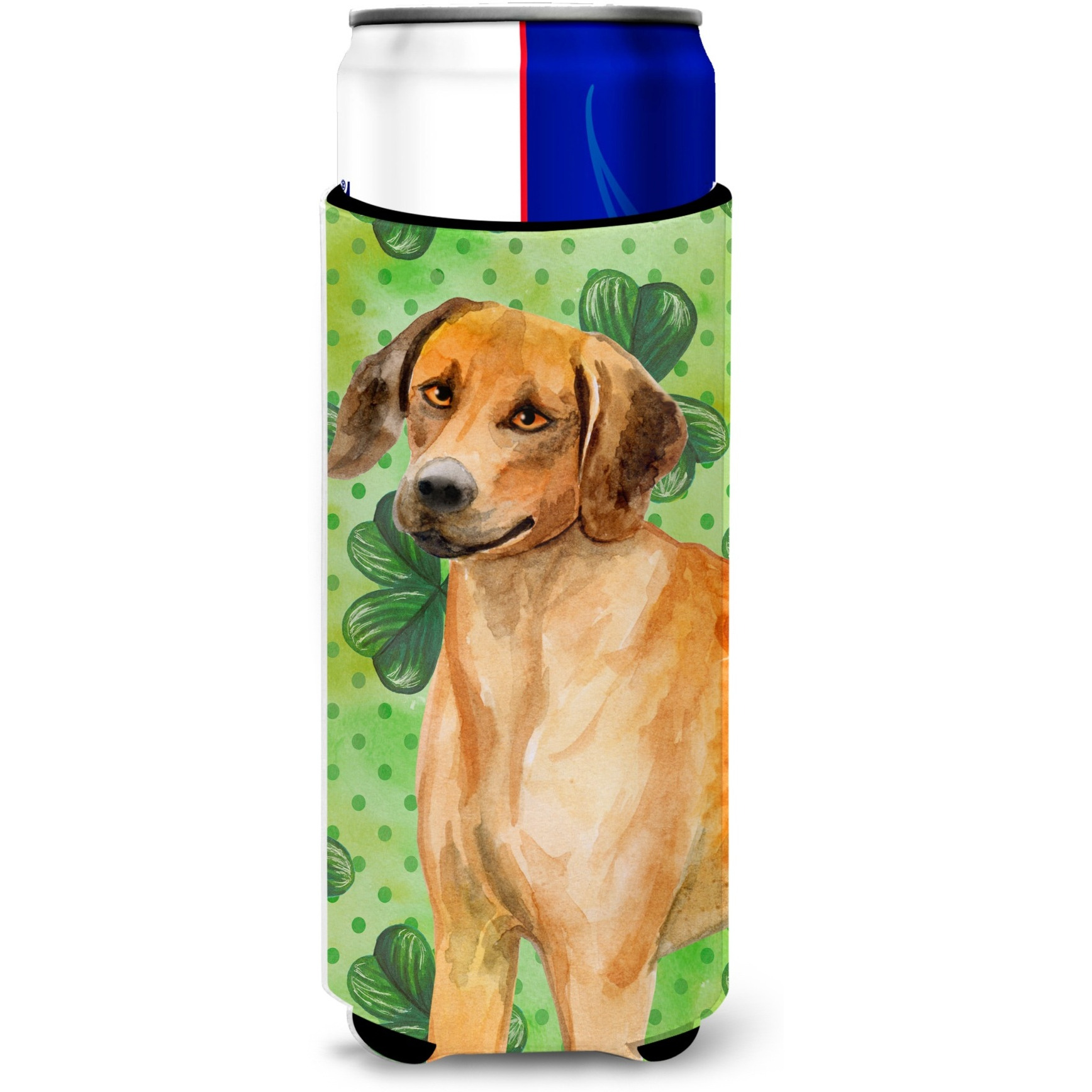 &quotCaroline's Treasures Rhodesian Ridgeback St Patrick's Decorative Can Hugger, Slim, Multicolor"