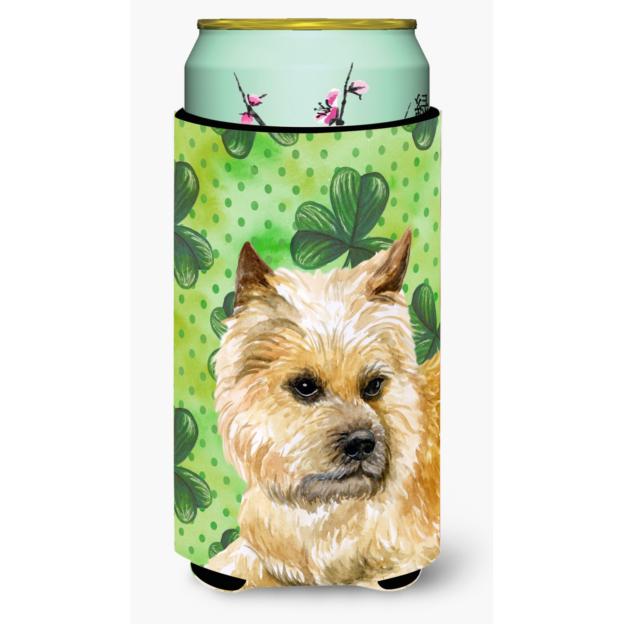 &quotCaroline's Treasures Cairn Terrier St Patrick's Decorative Can Hugger, Tall Boy, Multicolor"
