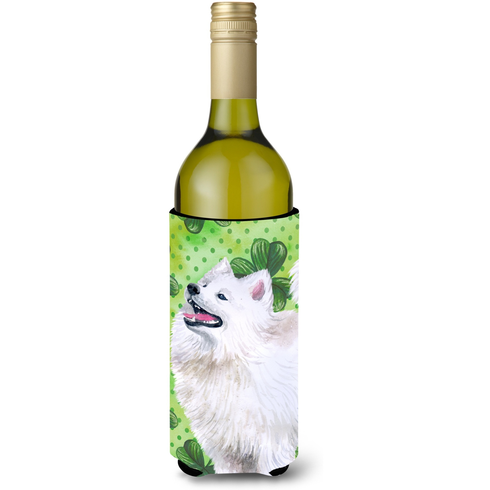 &quotCaroline's Treasures Samoyed St Patrick's Decorative Bottle Hugger, 750ml, Multicolor"