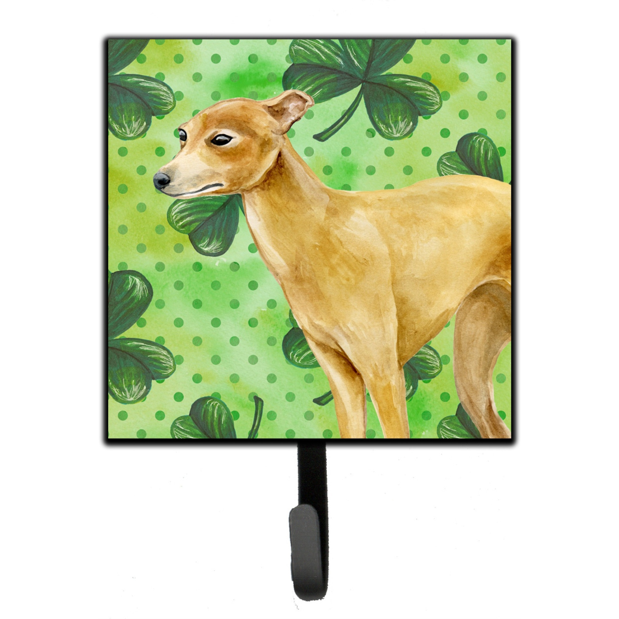 &quotCaroline's Treasures Italian Greyhound St Patrick's Wall Hook, Small, Multicolor"