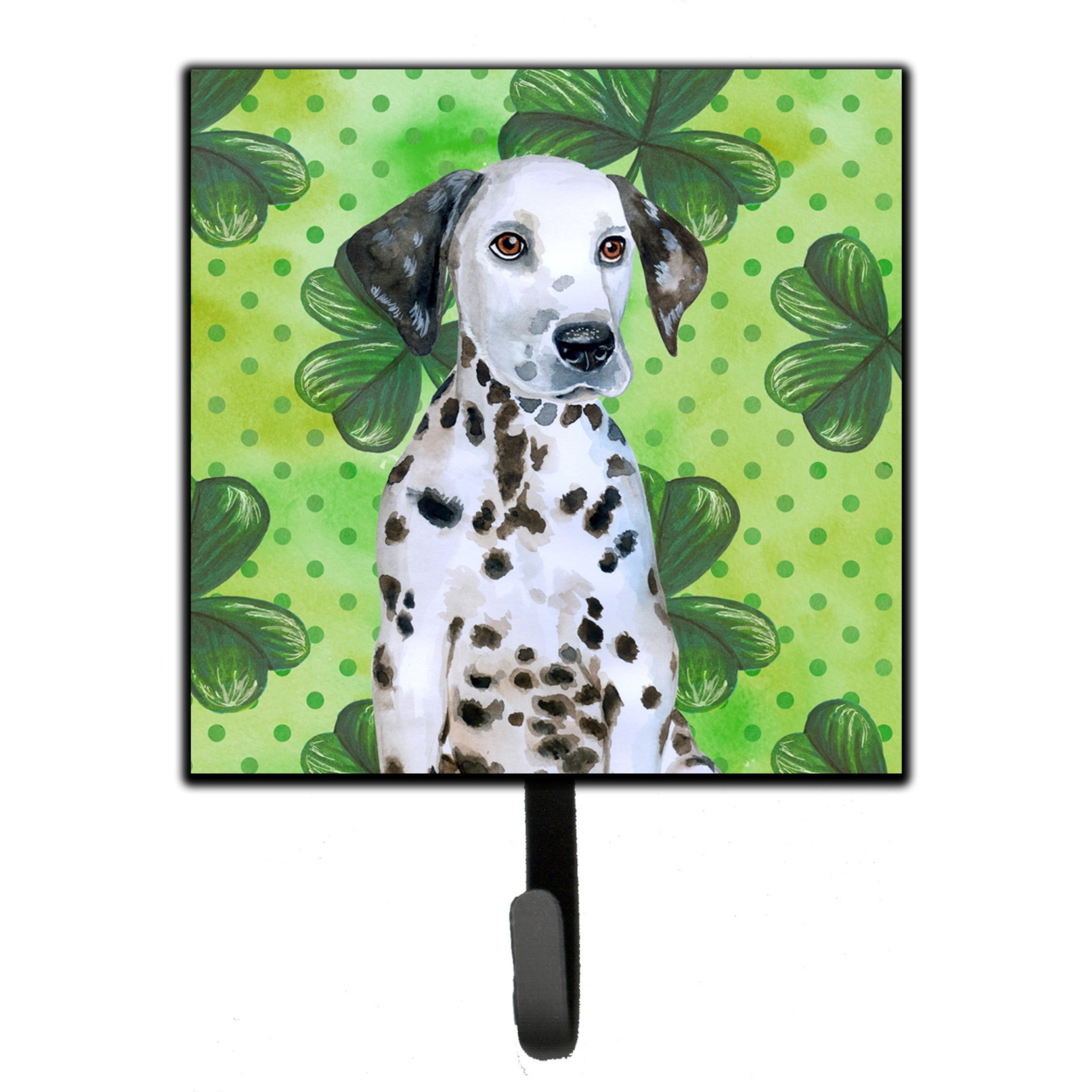 &quotCaroline's Treasures Dalmatian Puppy St Patrick's Wall Hook, Small, Multicolor"