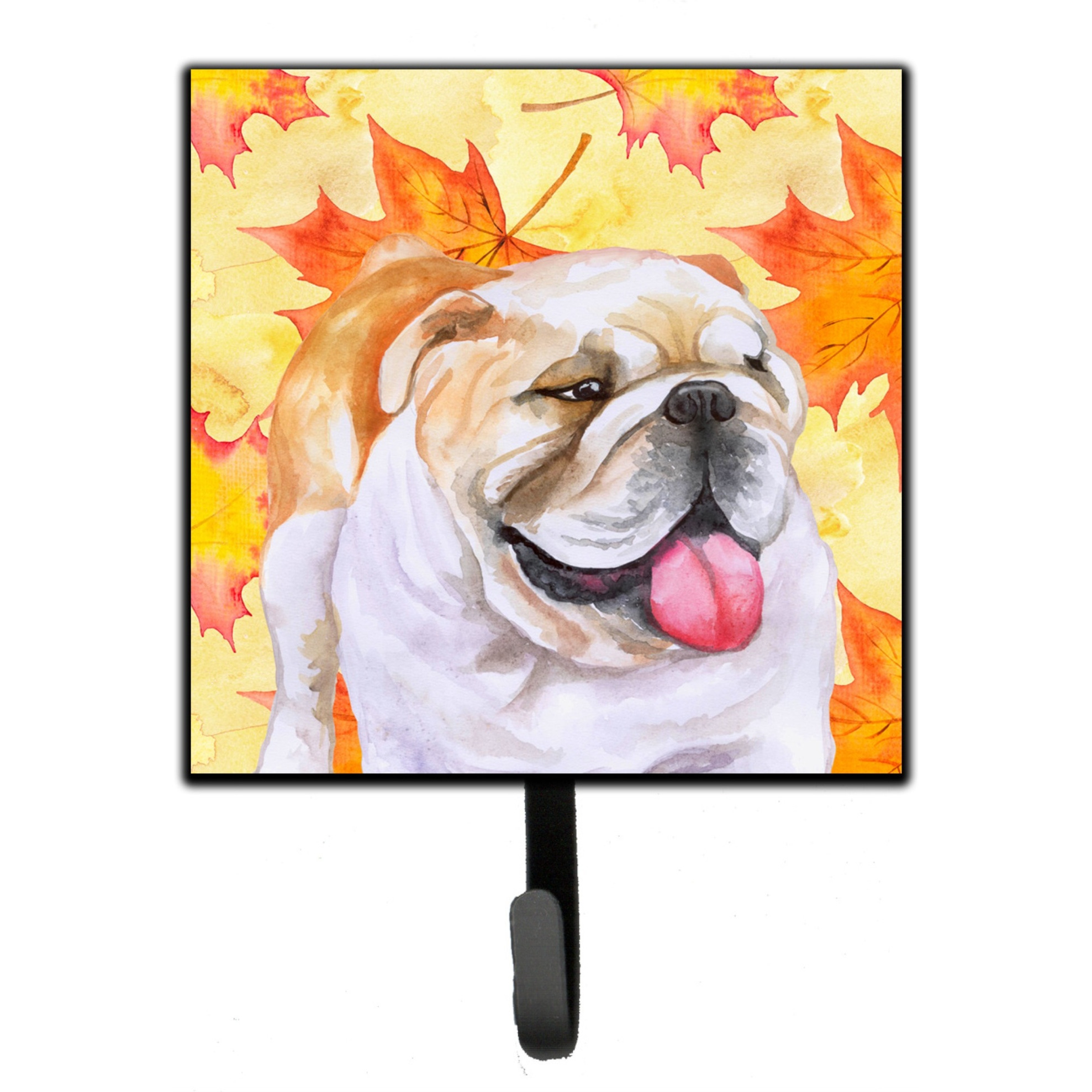 &quotCaroline's Treasures English Bulldog Fall Wall Hook, Small, Multicolor"