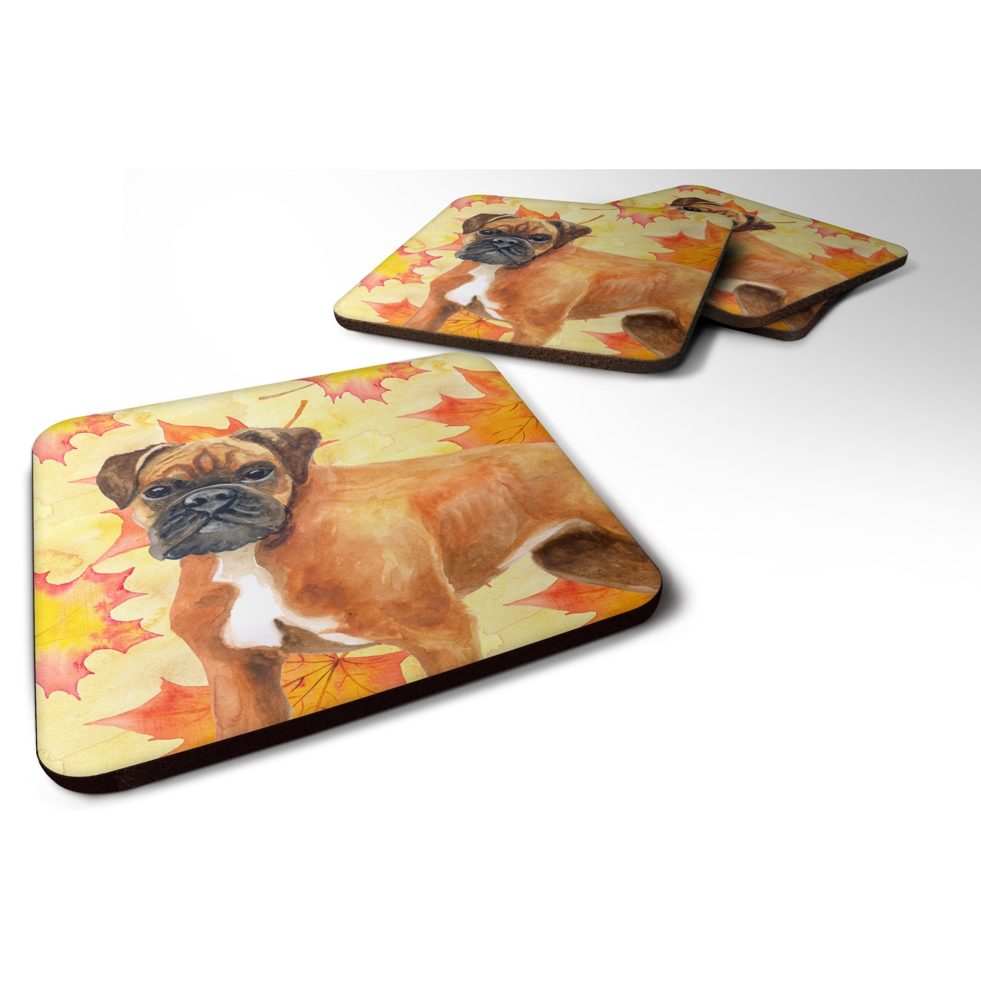 &quotCaroline's Treasures German Boxer Fall Decorative coasters, Multicolor"
