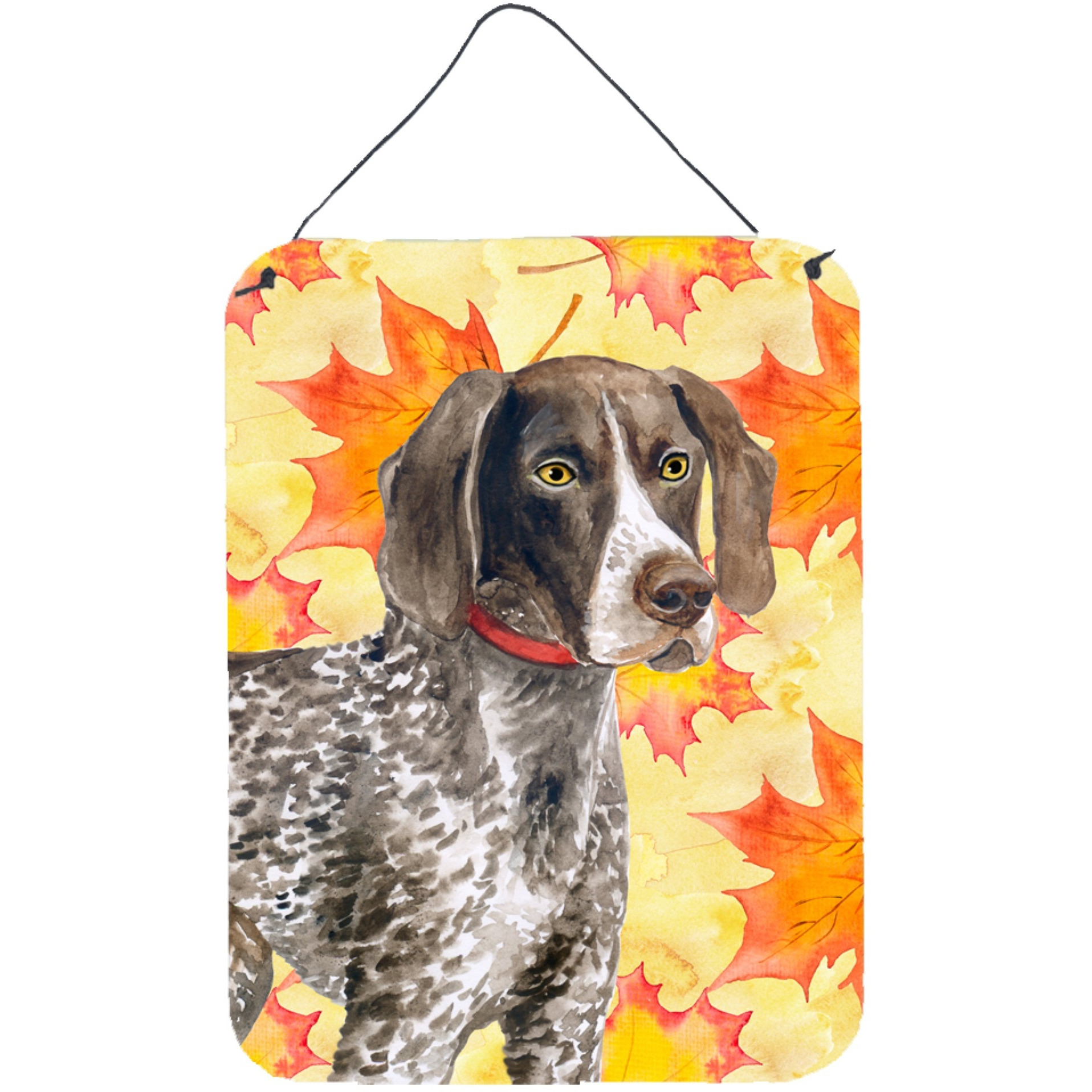 &quotCaroline's Treasures German Shorthaired Pointer Fall Metal Print, 16"" x 12"", Multicolor"