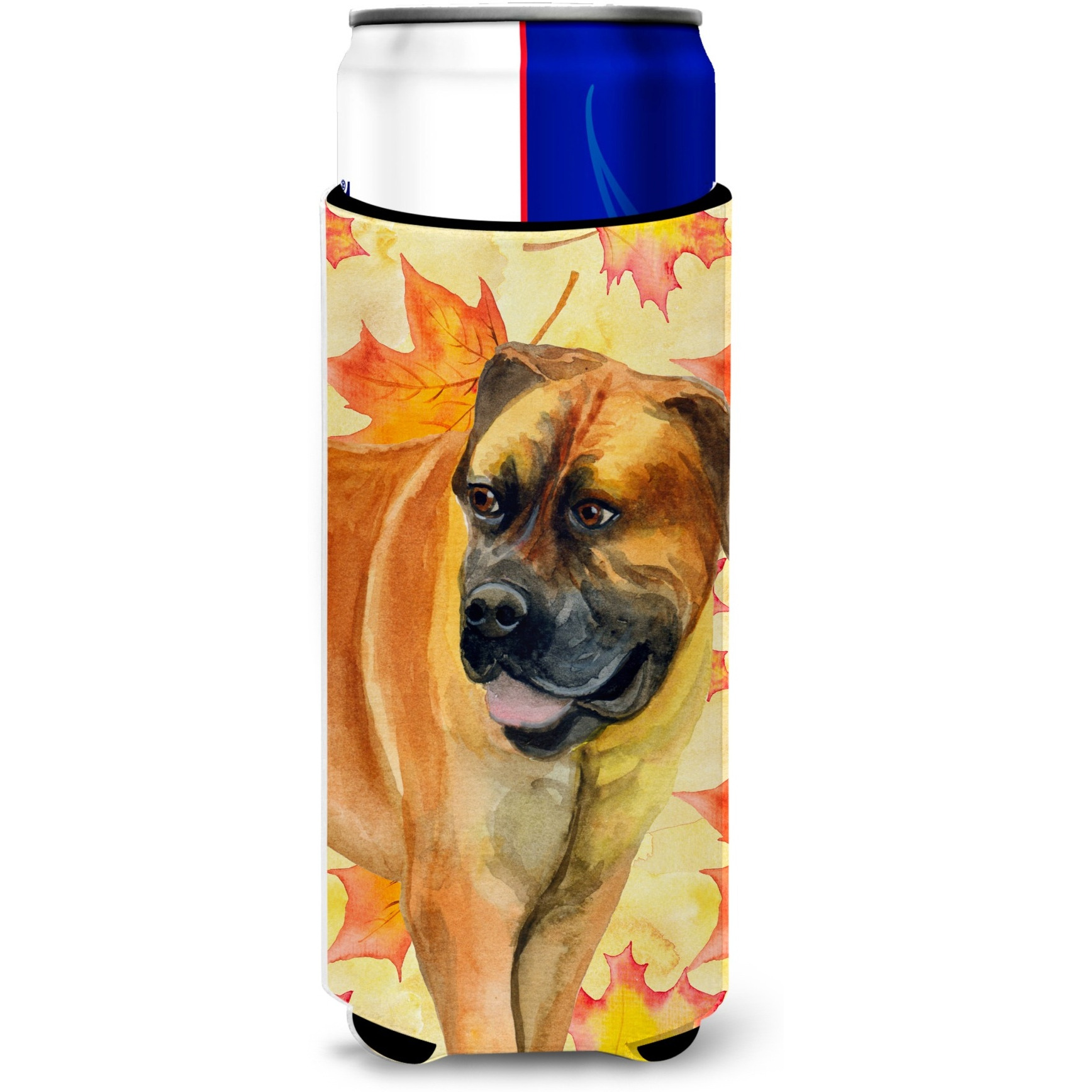 &quotCaroline's Treasures Boerboel Mastiff Fall Decorative Can Hugger, Slim, Multicolor"