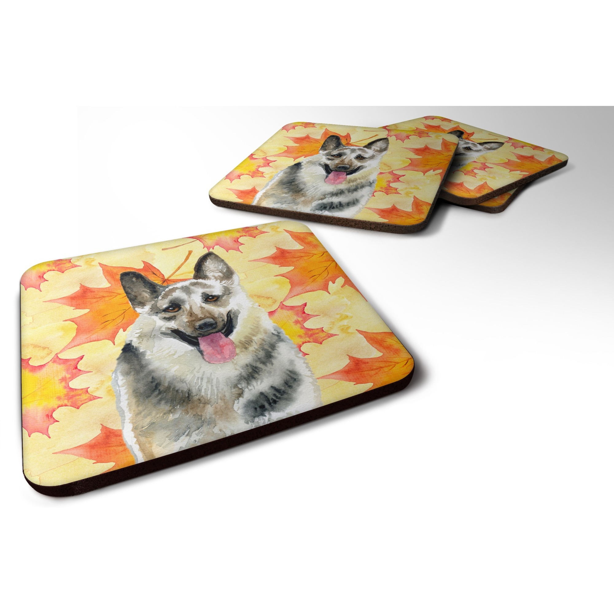 &quotCaroline's Treasures East-European Shepherd Fall Decorative coasters, Multicolor"