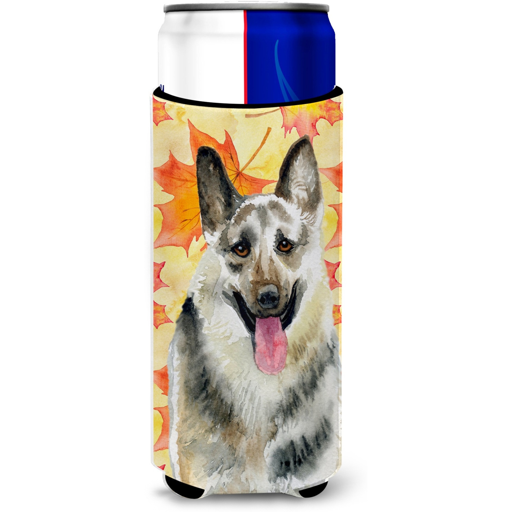 &quotCaroline's Treasures East-European Shepherd Fall Decorative Can Hugger, Slim, Multicolor"