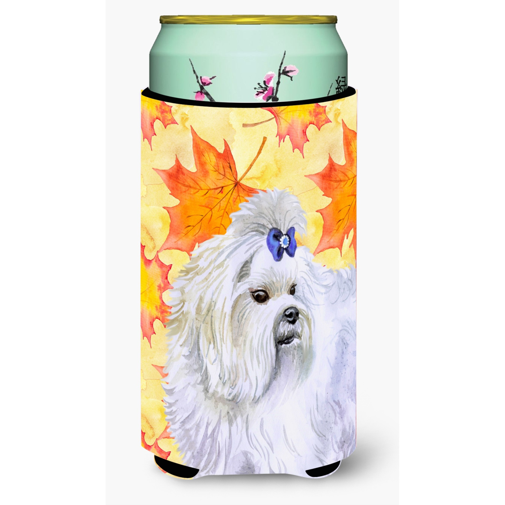 &quotCaroline's Treasures Maltese Fall Decorative Can Hugger, Tall Boy, Multicolor"