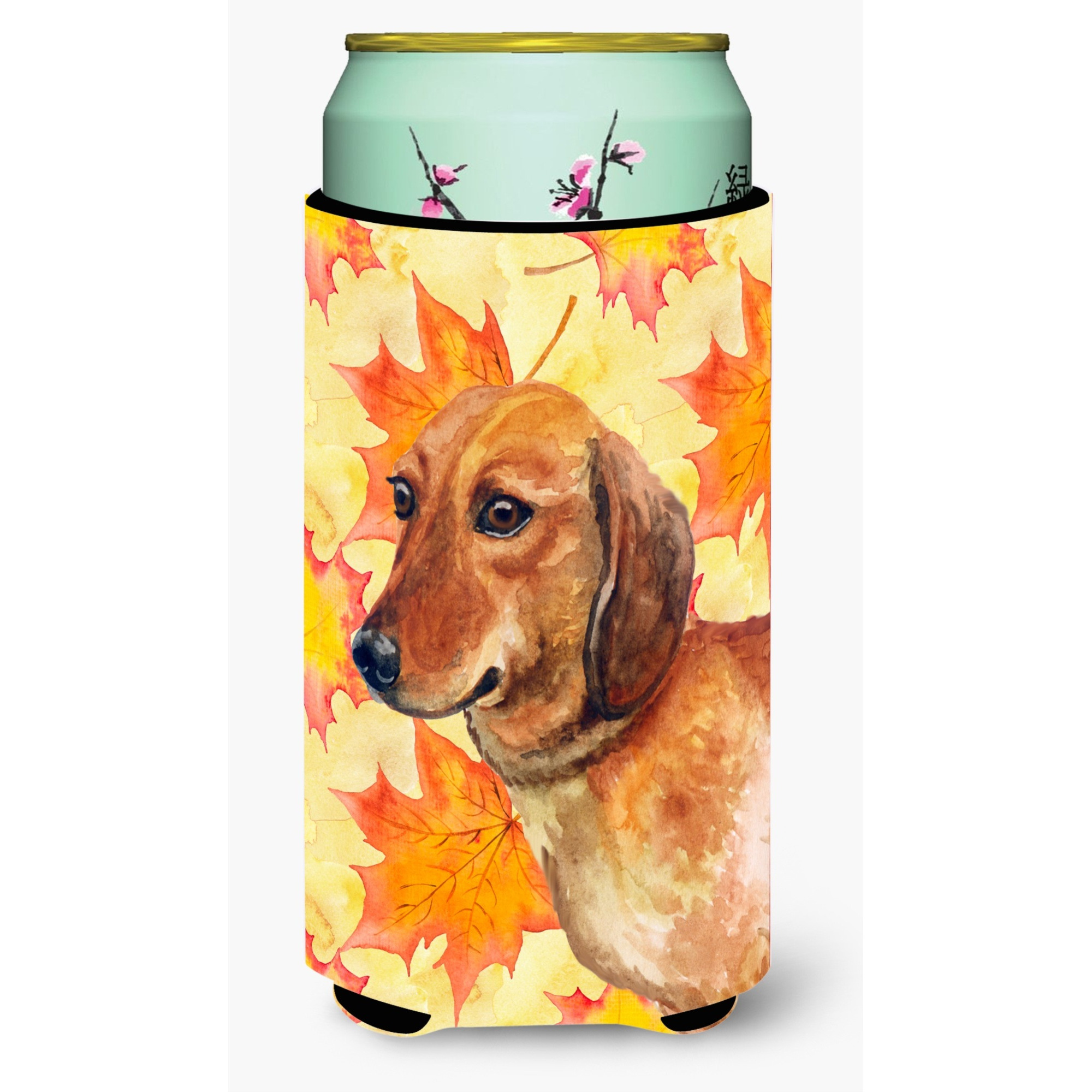 &quotCaroline's Treasures Dachshund Fall Decorative Can Hugger, Tall Boy, Multicolor"