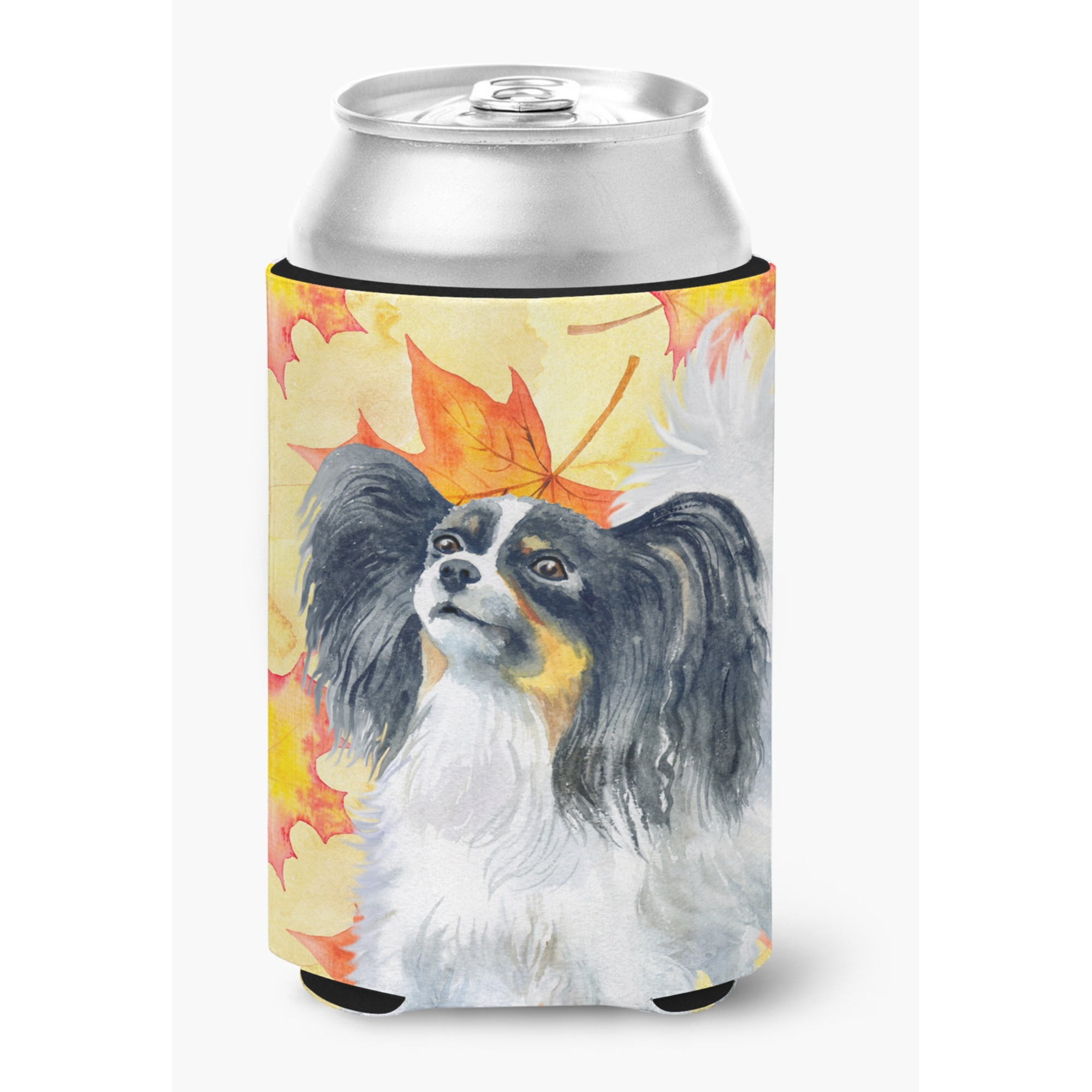 &quotCaroline's Treasures Papillon Fall Decorative Can Hugger, Multicolor"