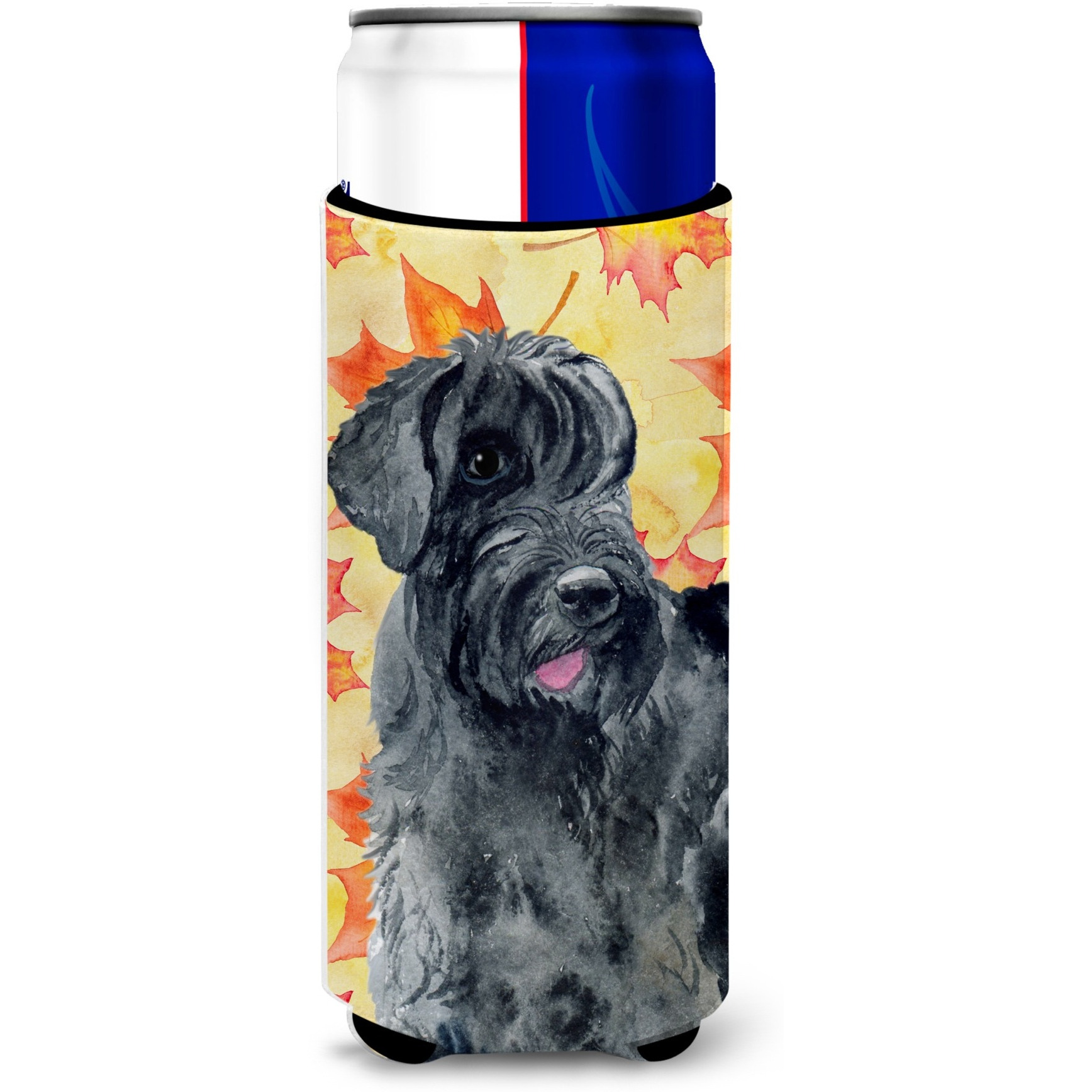 &quotCaroline's Treasures Giant Schnauzer Fall Decorative Can Hugger, Slim, Multicolor"